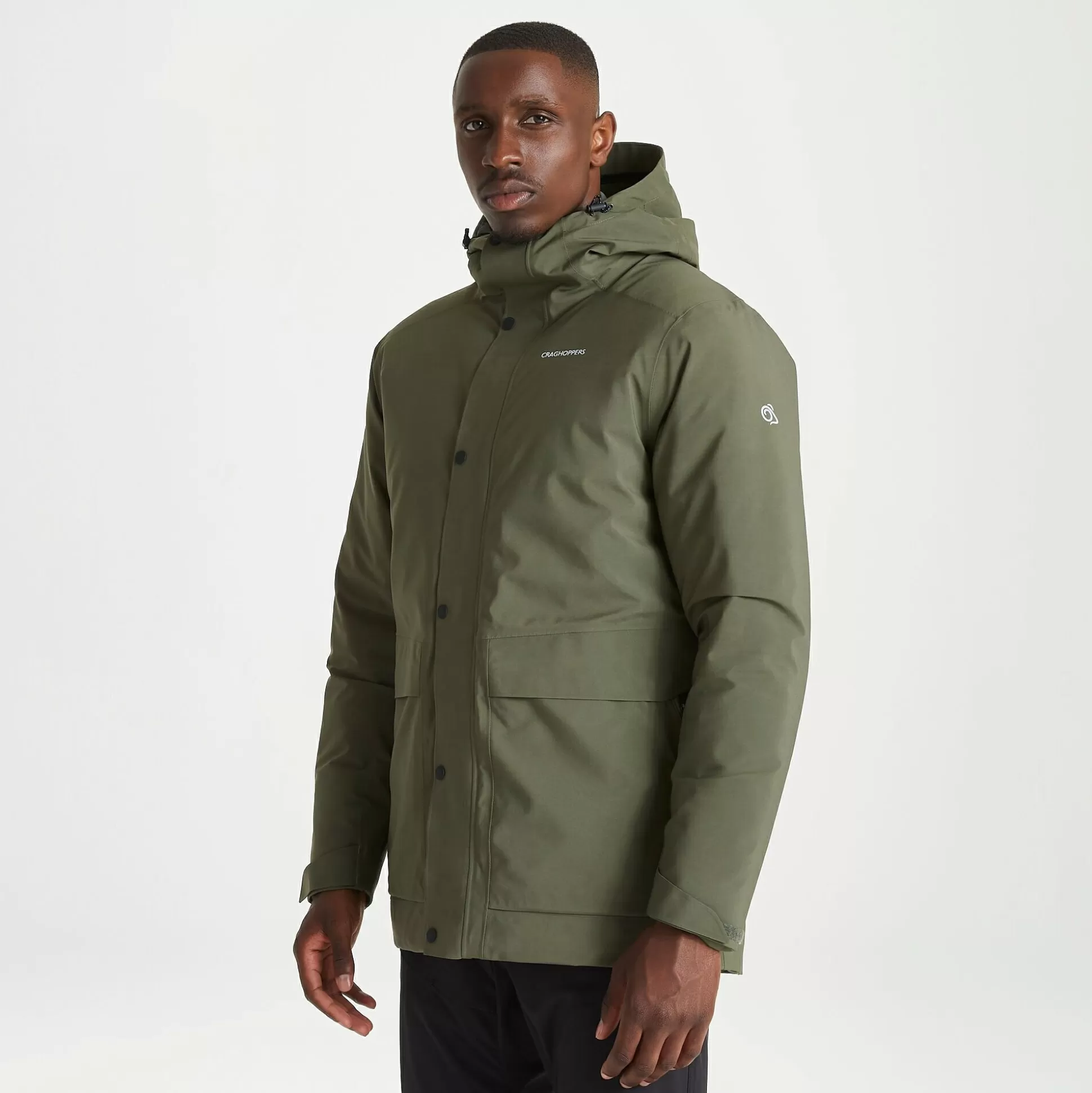 Craghoppers Men'S Talo Thermic Gore-Tex Jacket- Parka Green<Mens Gore Tex Jackets | Insulated Jackets