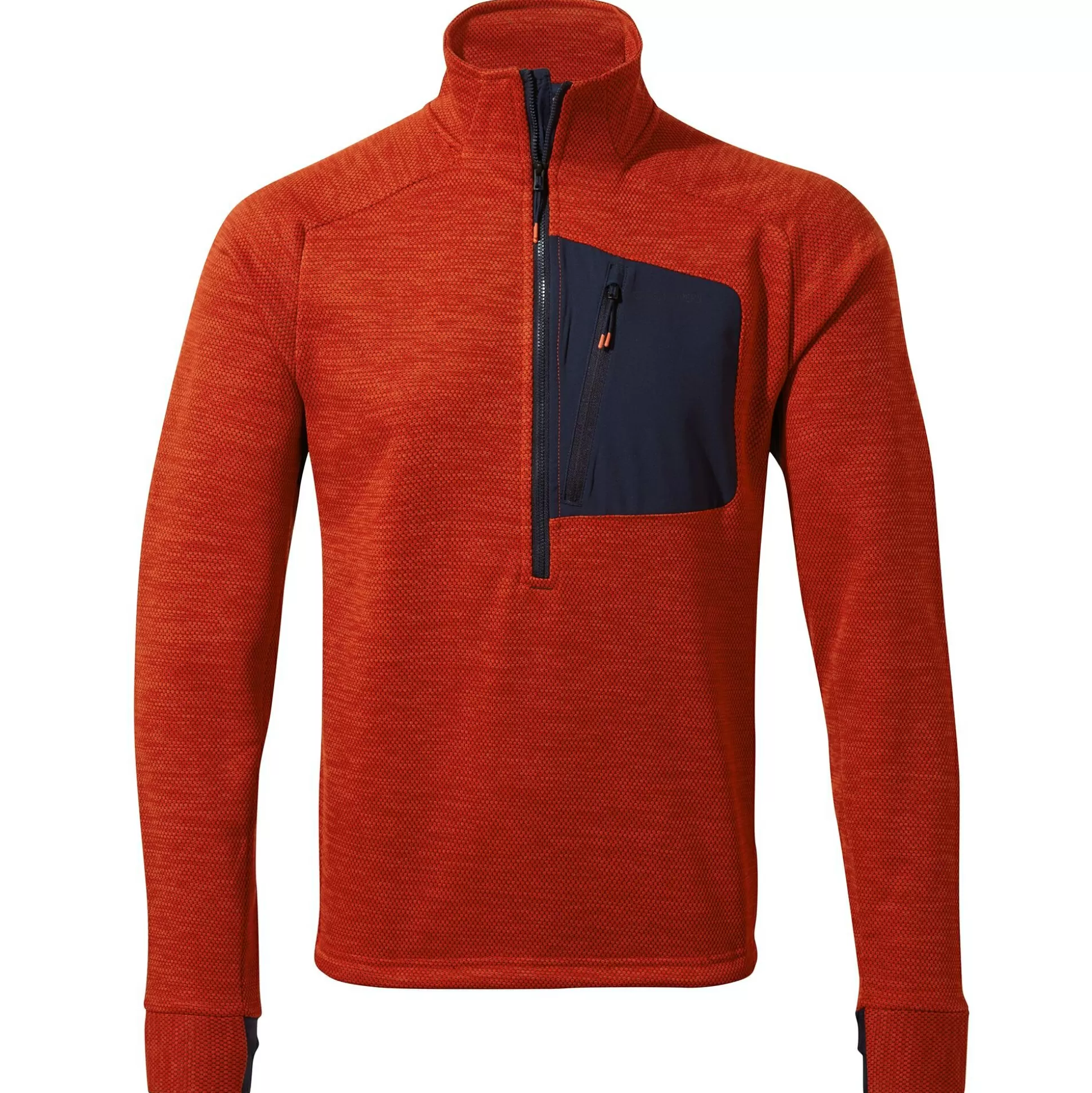 Craghoppers Men'S Tarbert Half Zip Fleece - Chili Red<Mens Full Zip Fleece | Half Zip Fleece