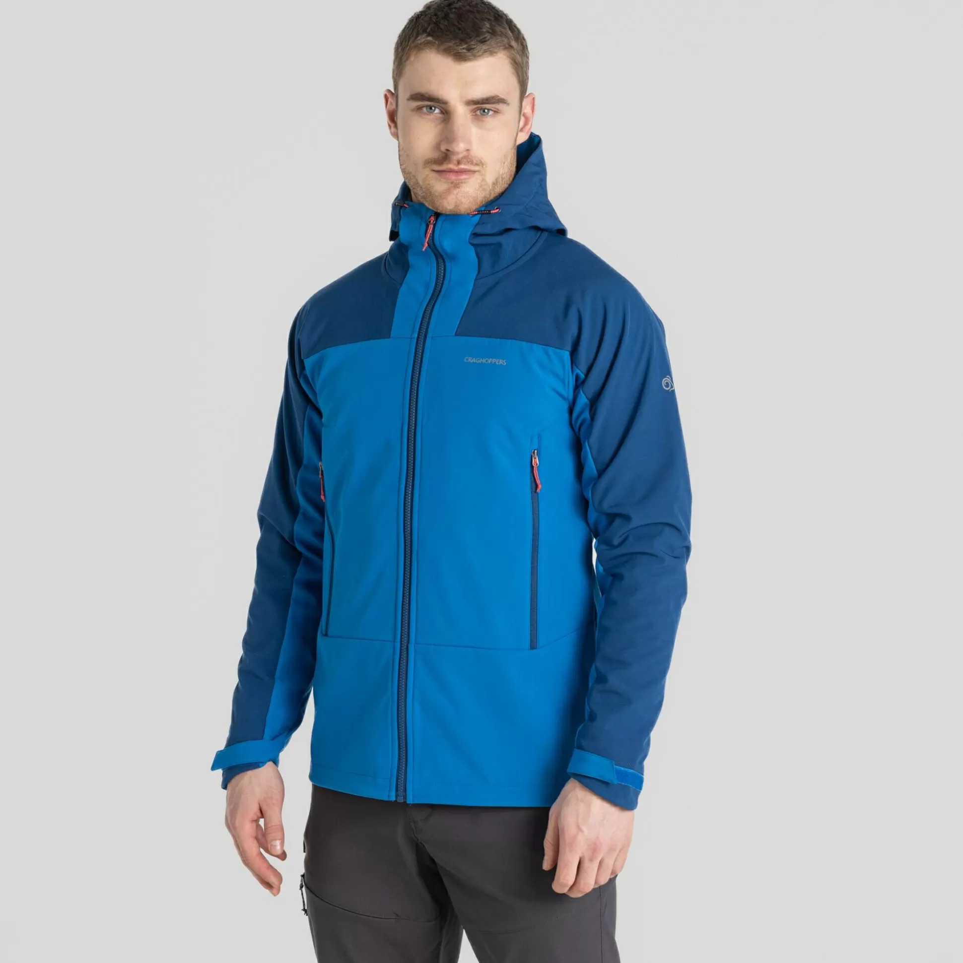 Craghoppers Men'S Tripp Hooded Jacket - Titan Blue / Dark Titan Blue<Mens Insulated Jackets