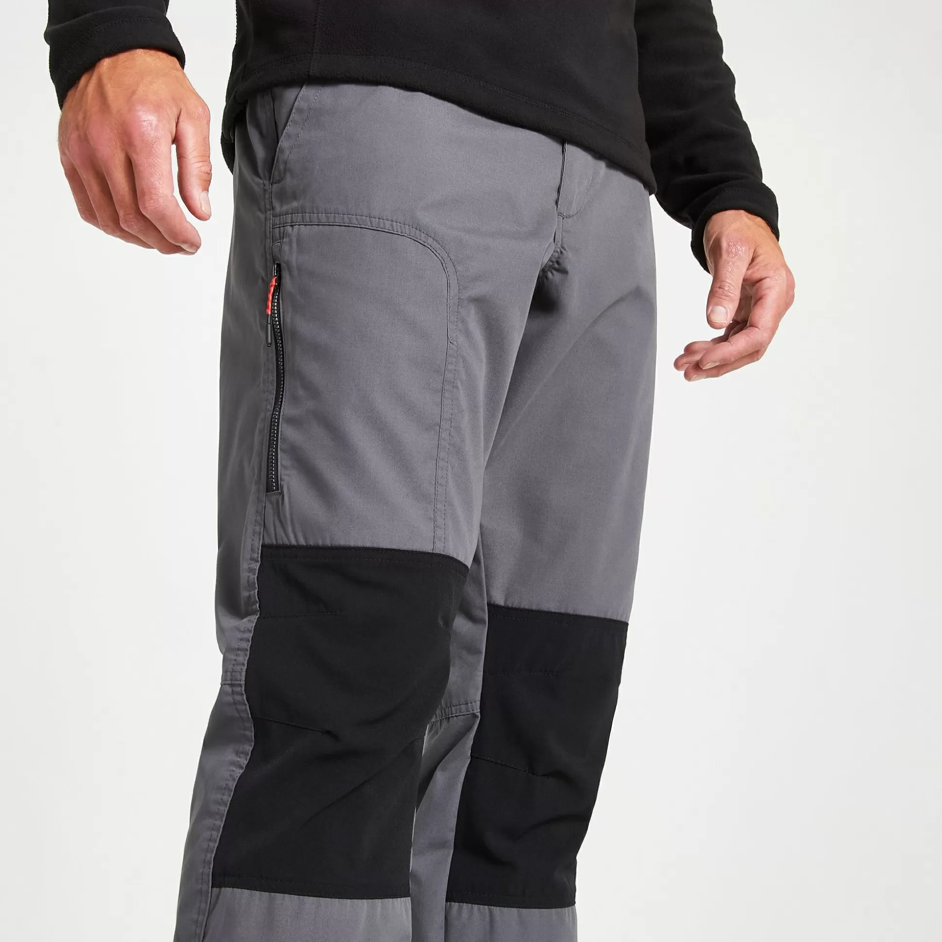 Craghoppers Men'S Verve Trousers - Elephant / Black<Mens Walking Trousers