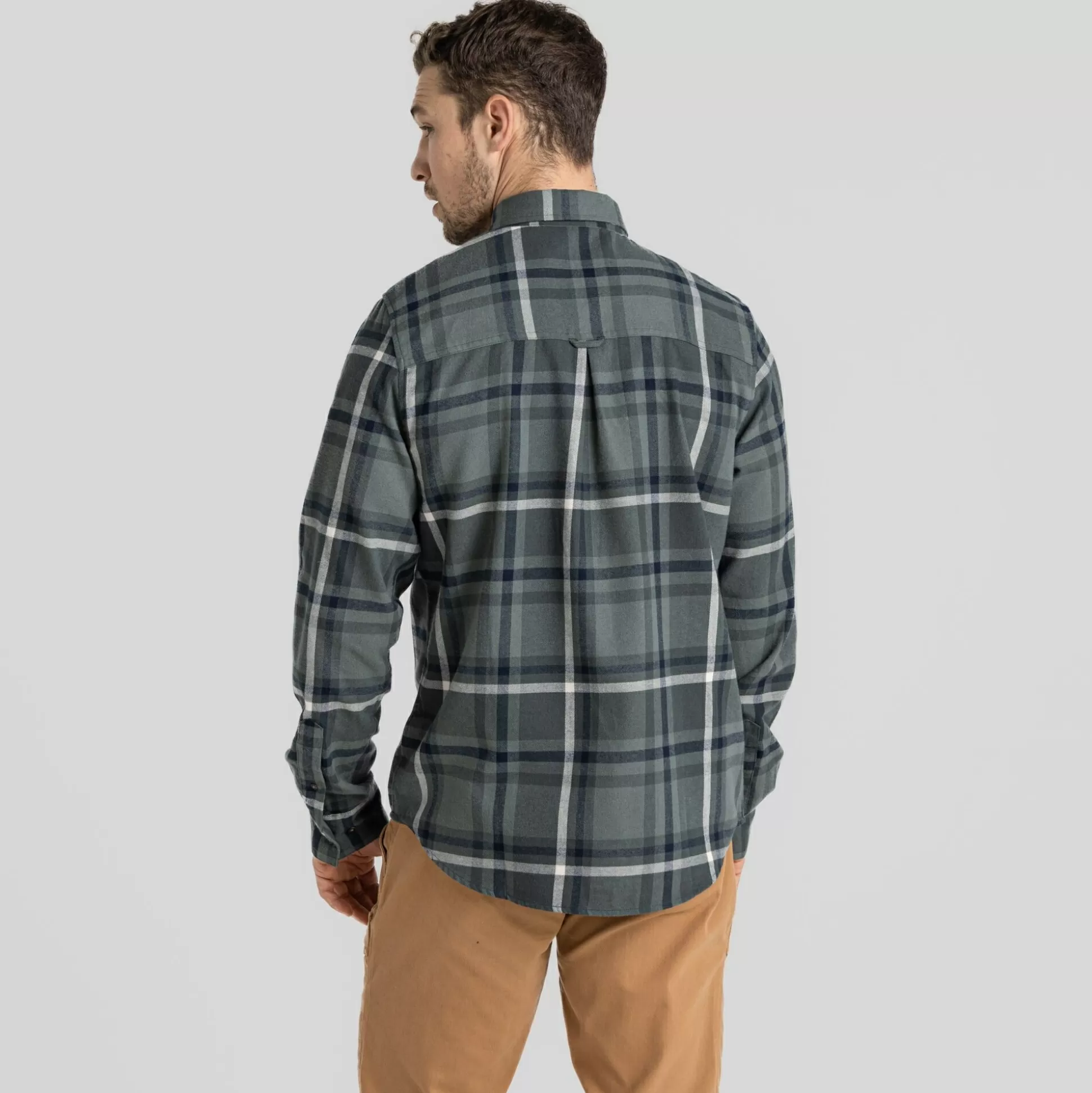 Craghoppers Men'S Wald Long Sleeved Shirt - Balsam Green Check<Mens Long Sleeve