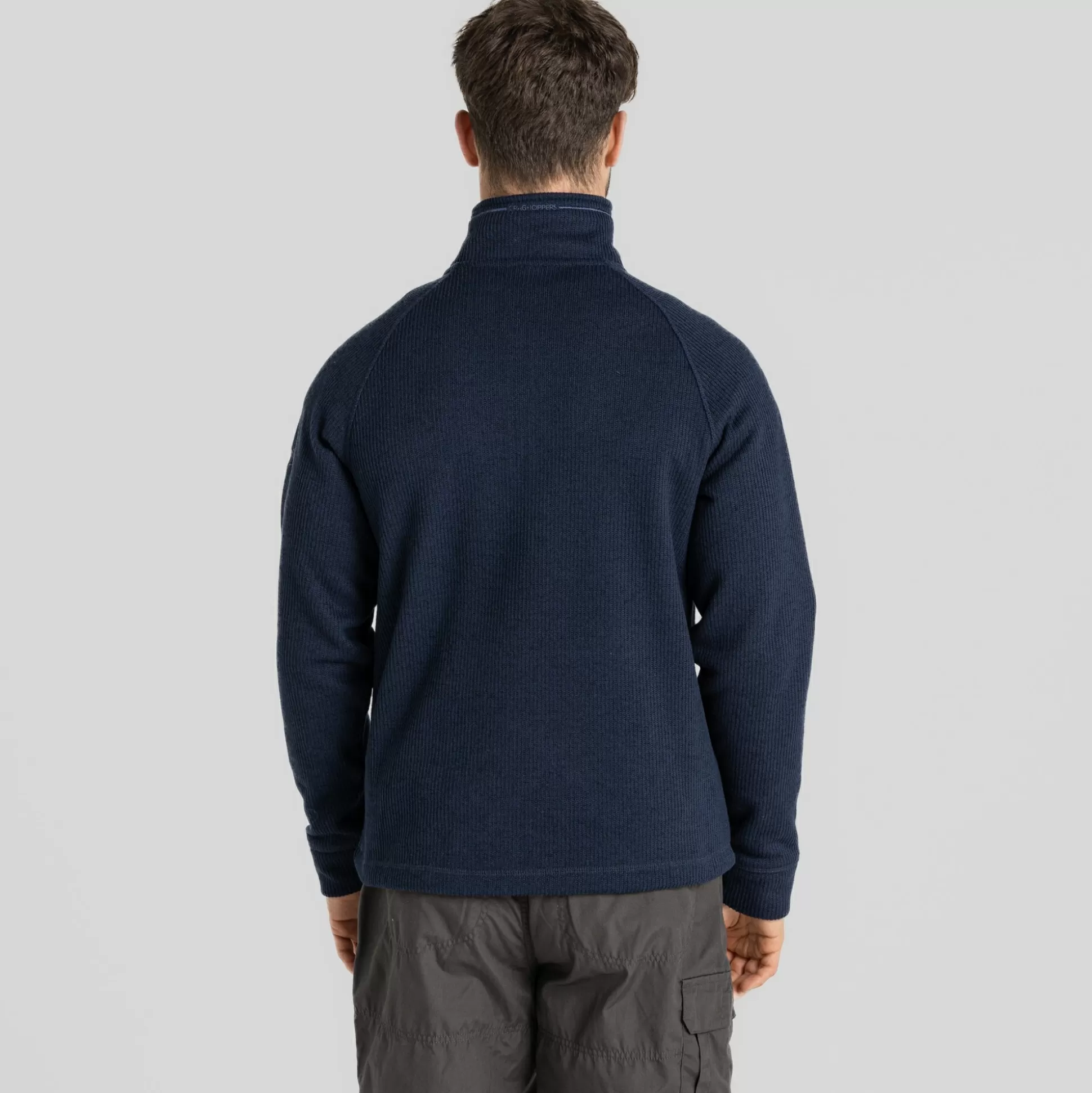 Craghoppers Men'S Wole Half Zip Fleece - Blue Navy Marl<Mens Half Zip Fleece