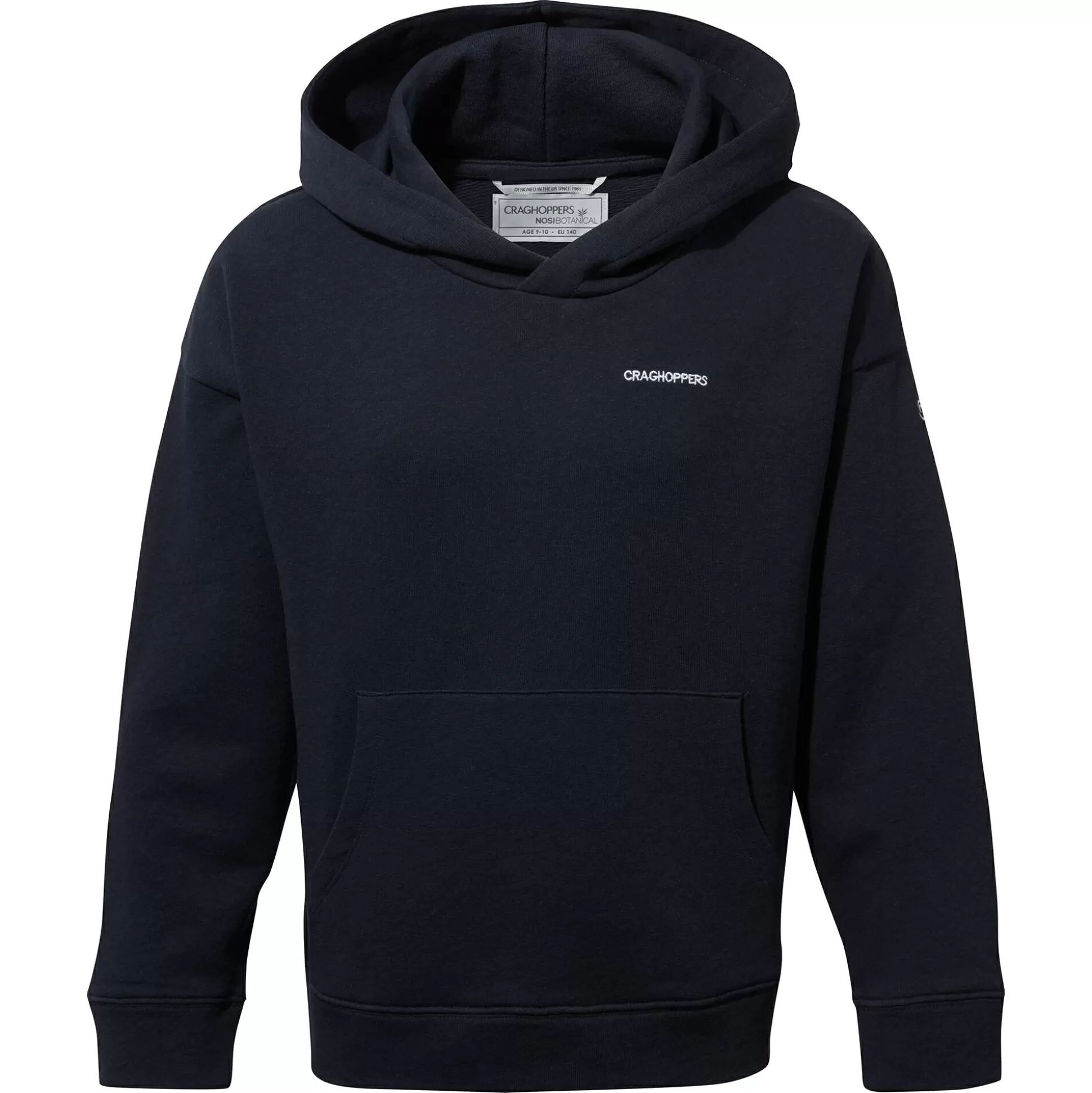 Craghoppers Nosibotanical Madray Hooded Top - Blue Navy<Kids Long Sleeve