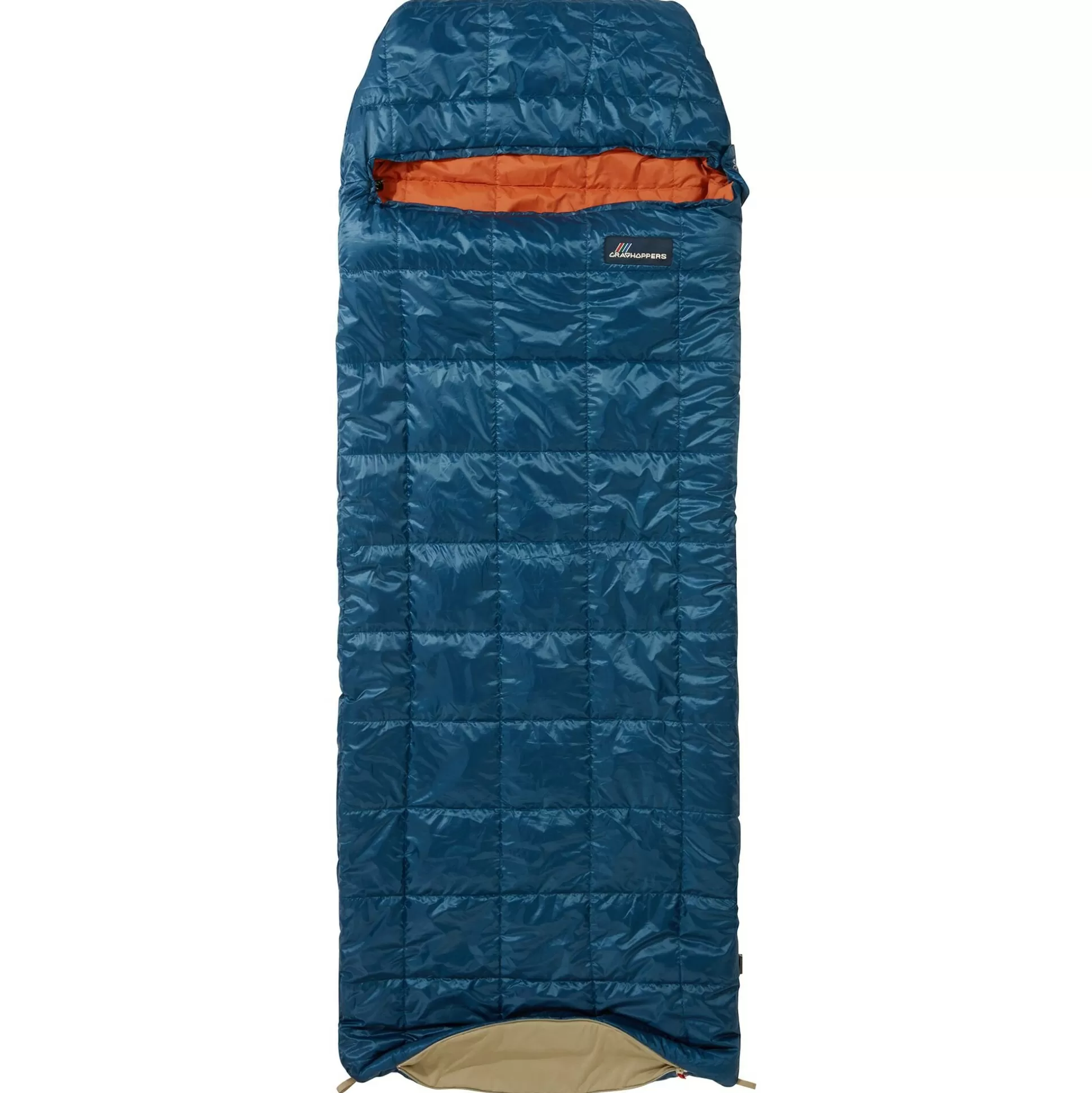 Craghoppers Nosilife Eco 250 Sleeping Bag - Poseidon Blue / Potters Clay< Sleeping