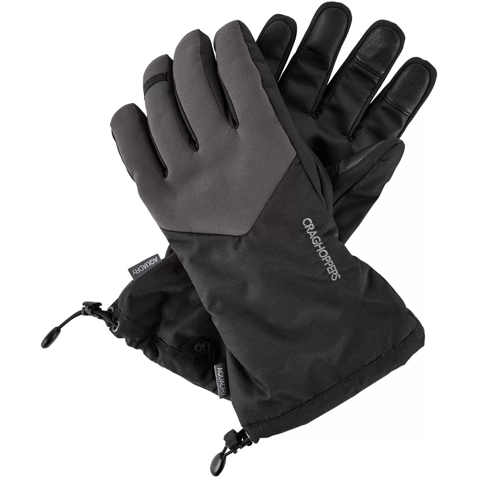 Craghoppers Otho Glove - Black / Black Pepper<Womens Gloves | Gloves