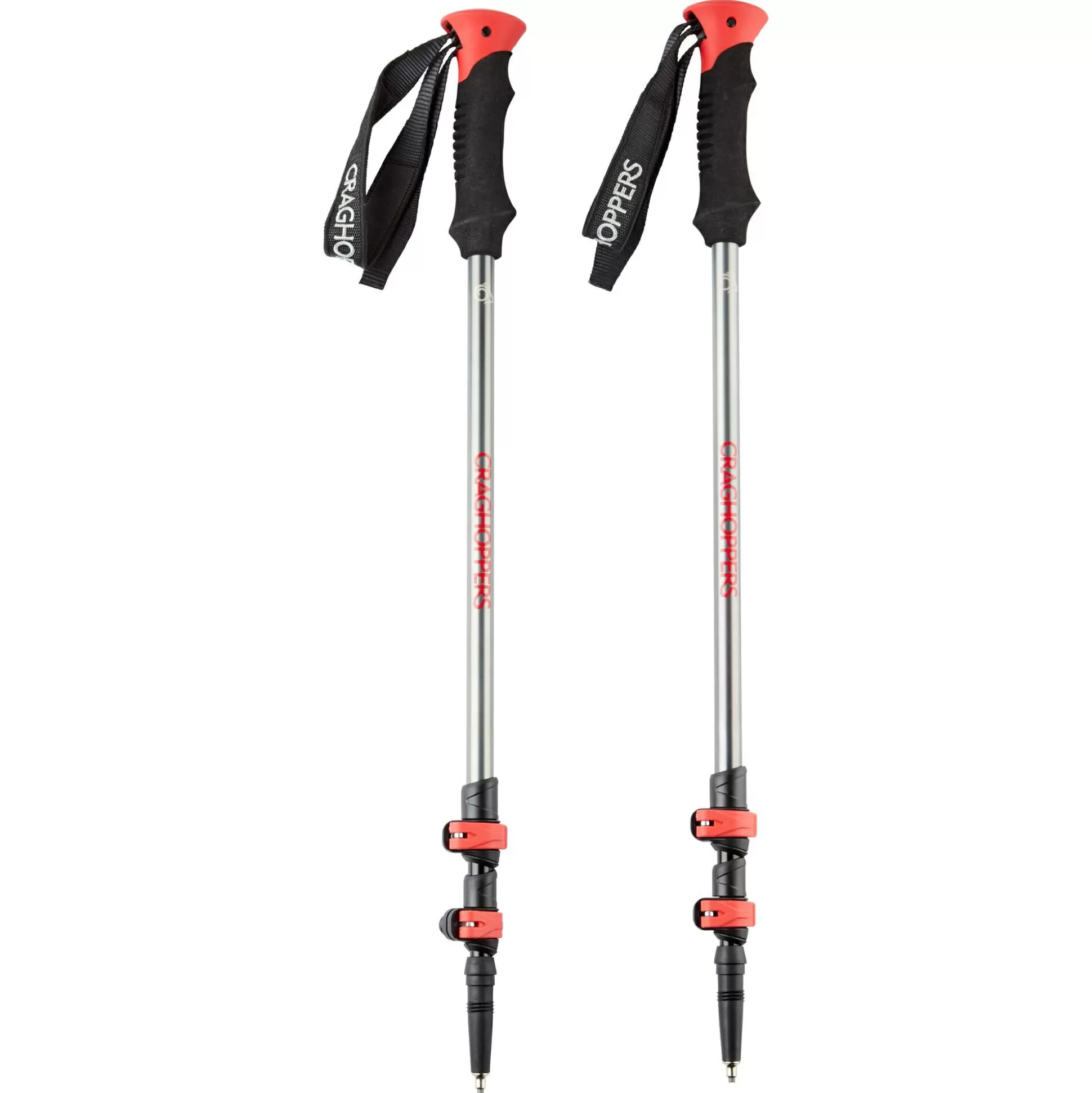 Craghoppers Venture Walking Poles - Anodised Grey / Black< Walking Poles