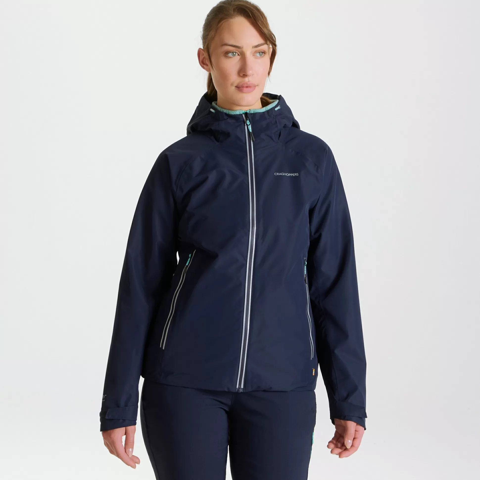 Craghoppers Women'S Atlas Waterproof Jacket - Blue Navy<Womens Waterproof Jackets