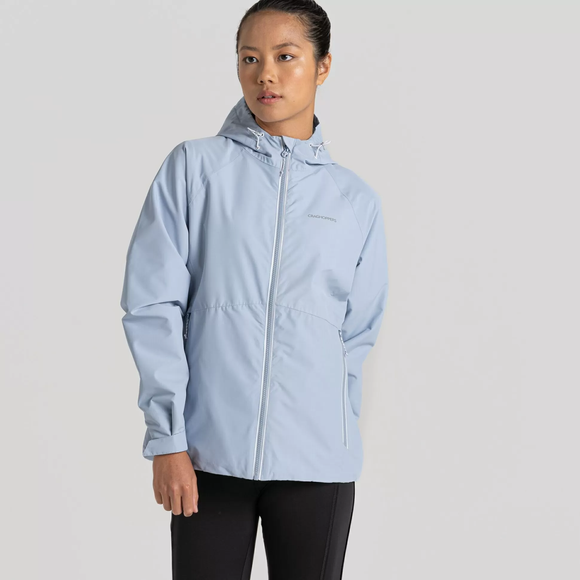 Craghoppers Women'S Brielle Waterproof Jacket - Autumn Mist<Womens Waterproof Jackets