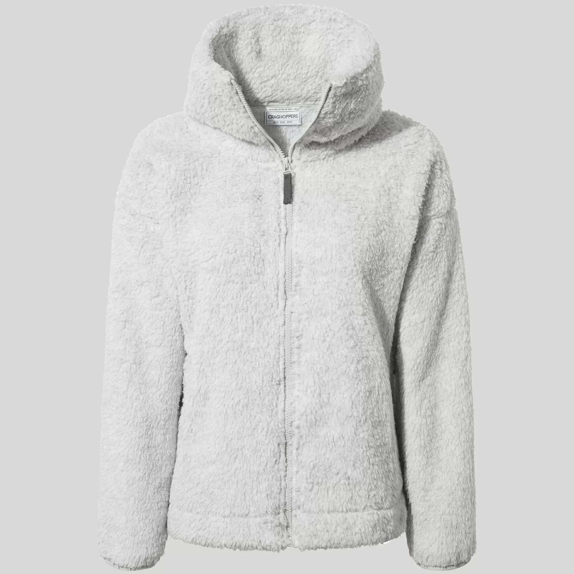 Craghoppers Women'S Bronagh Full Zip Fleece - Light Grey Marl<Womens Full Zip Fleece