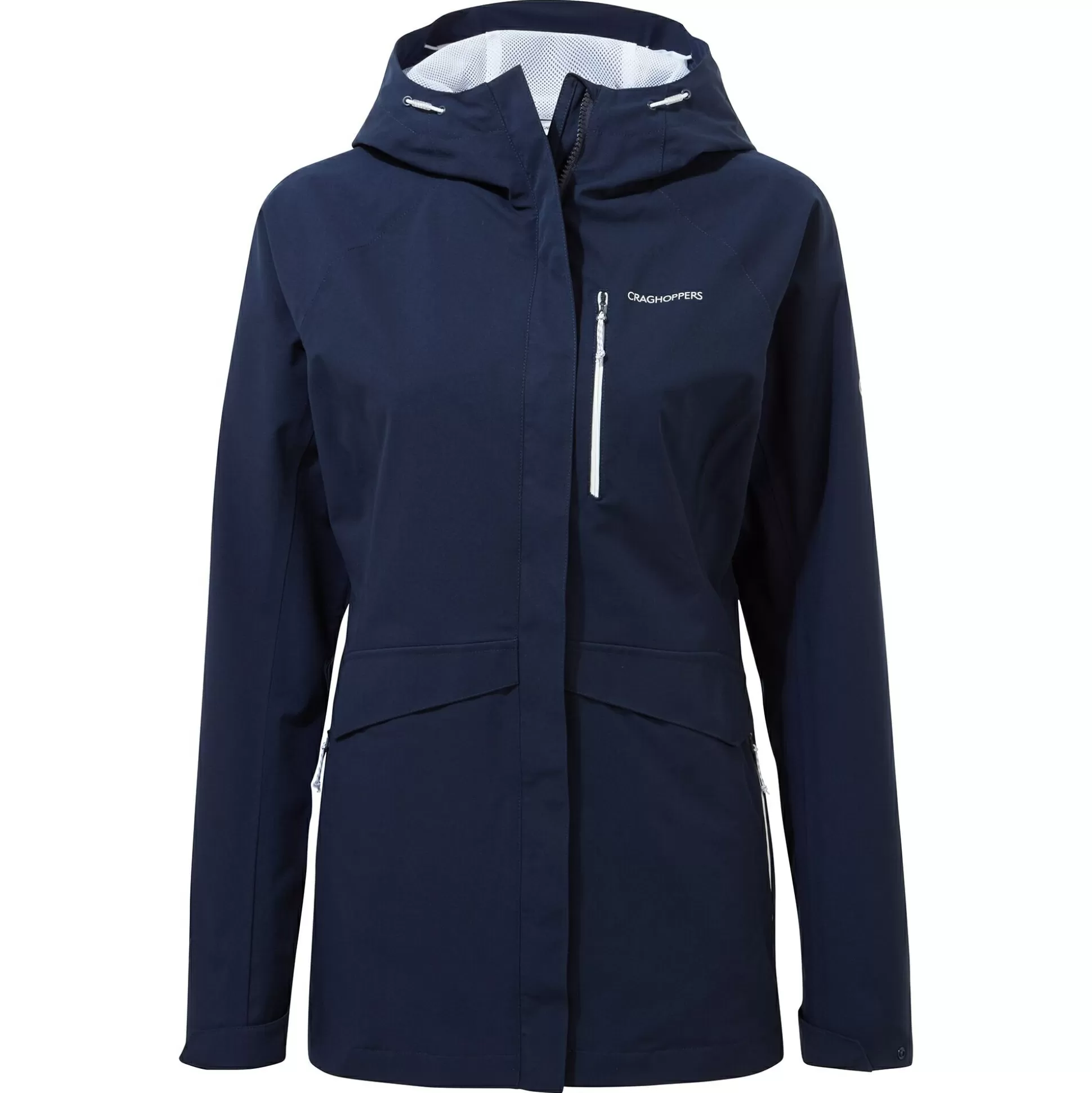 Craghoppers Women'S Caldbeck Stretch Waterproof Jacket- Blue Navy<Womens Waterproof Jackets