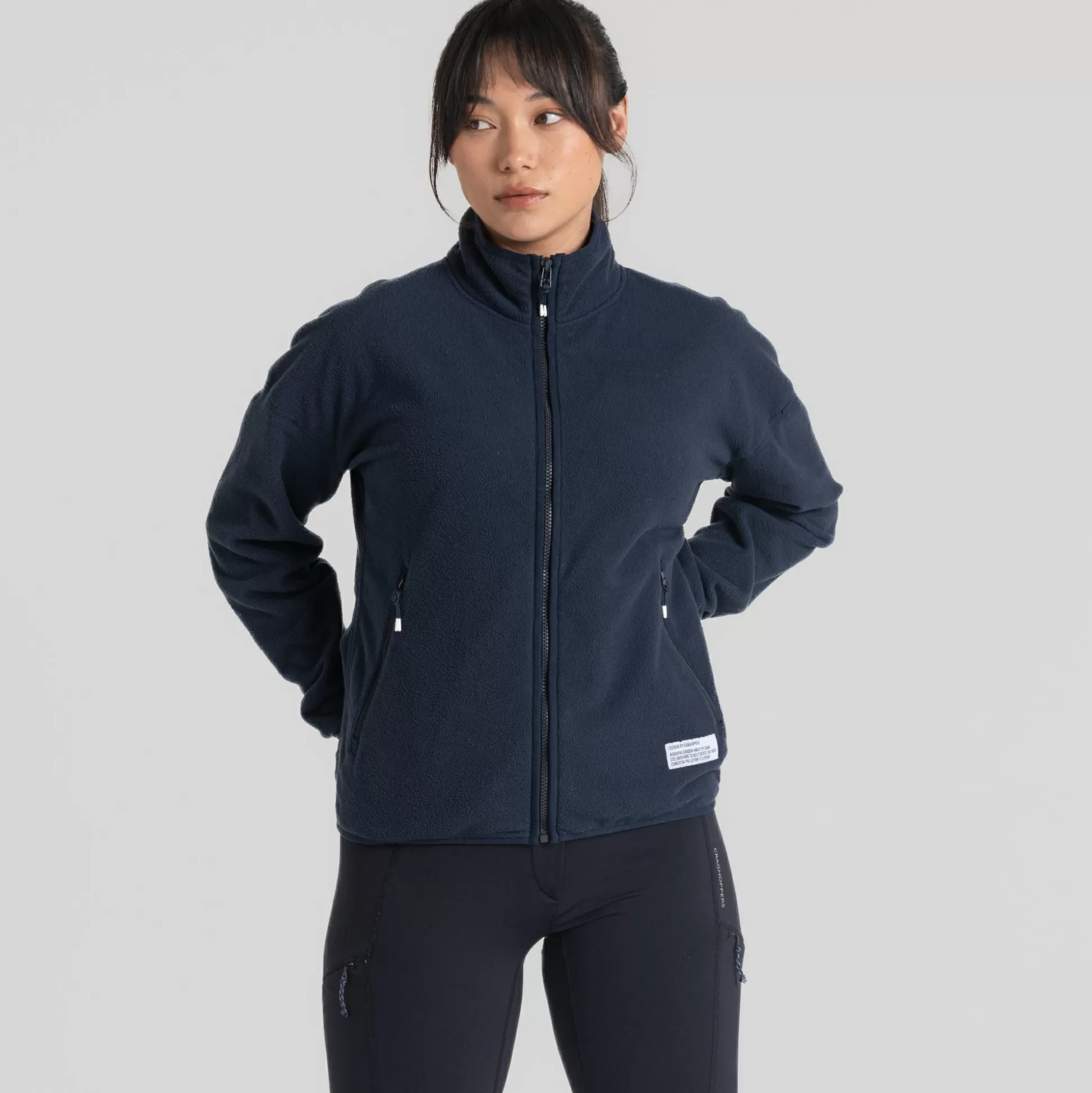 Craghoppers Women'S Co2 Renu Full Zip Fleece - Blue Navy<Womens Full Zip Fleece