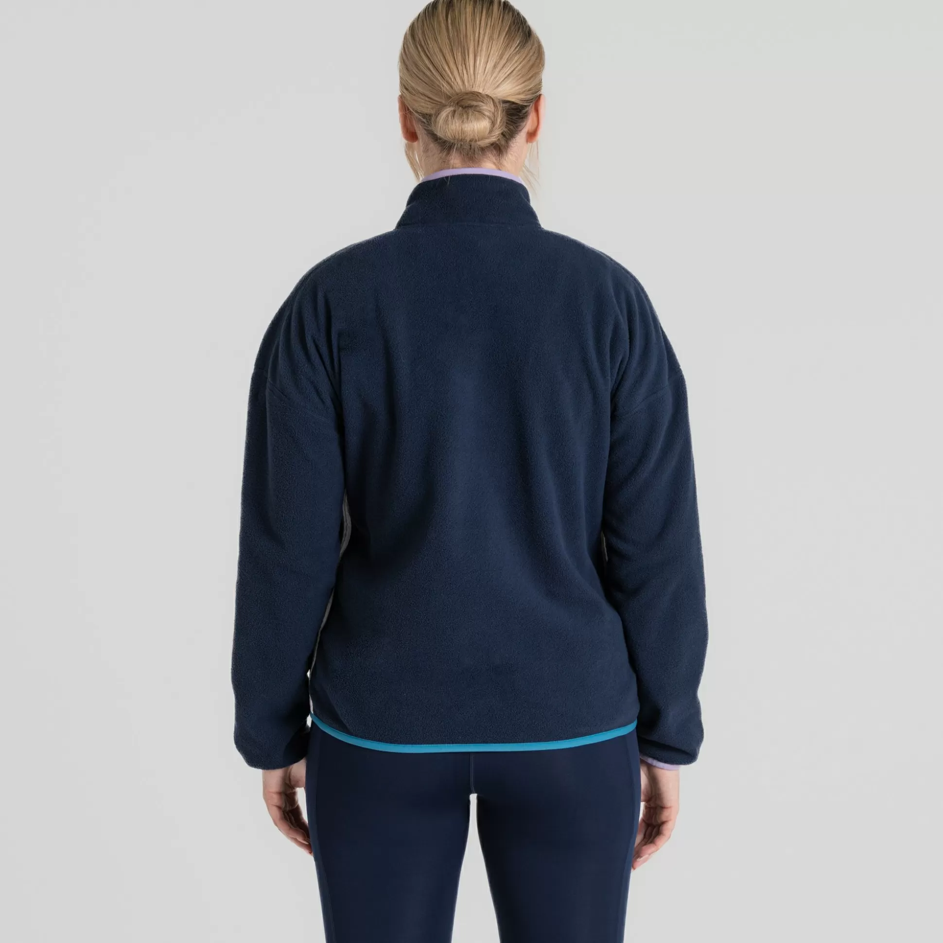 Craghoppers Women'S Co2 Renu Half Zip Fleece - Blue Navy<Womens Half Zip Fleece