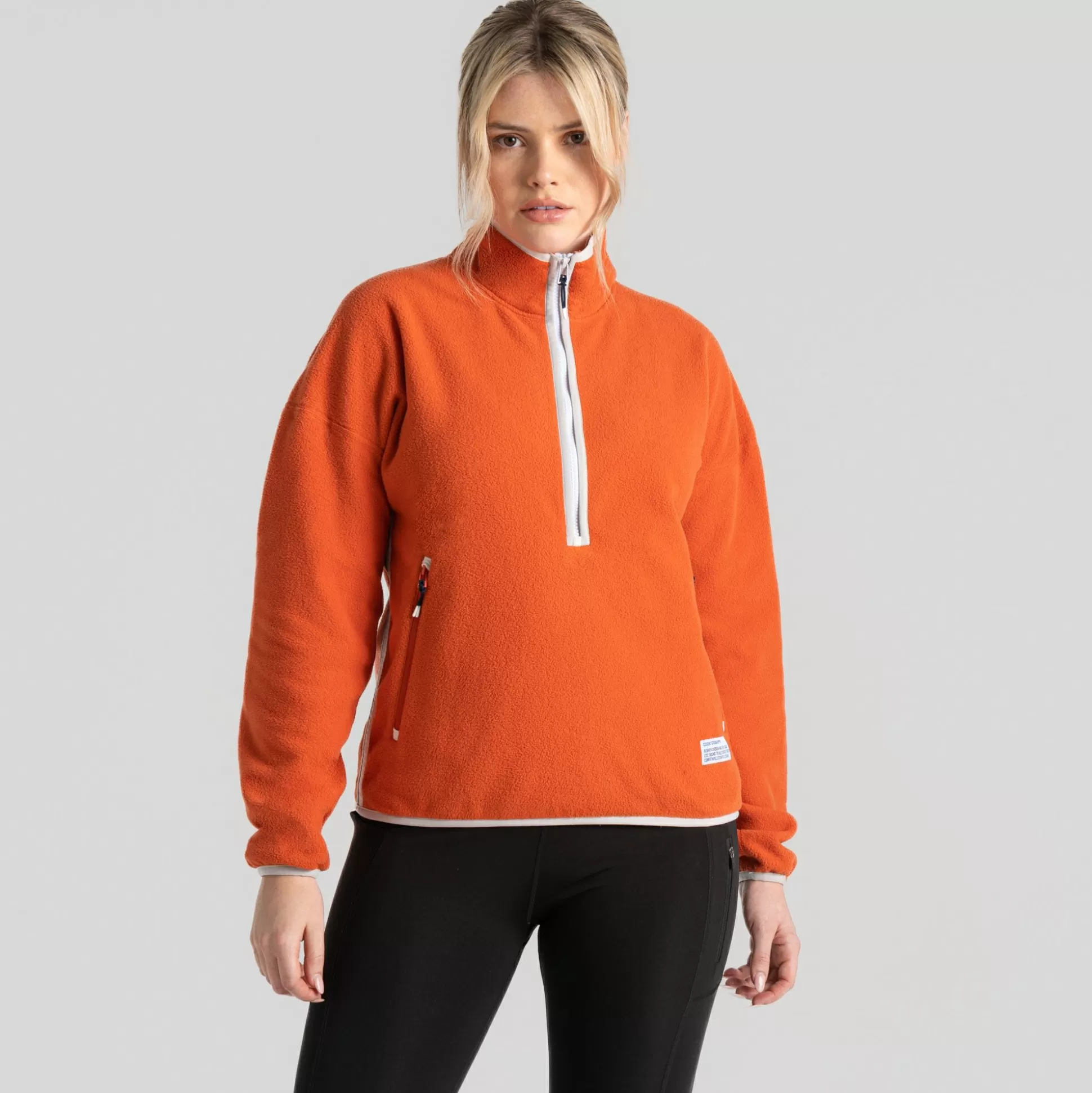 Craghoppers Women'S Co2 Renu Half Zip Fleece - Sedona<Womens Half Zip Fleece