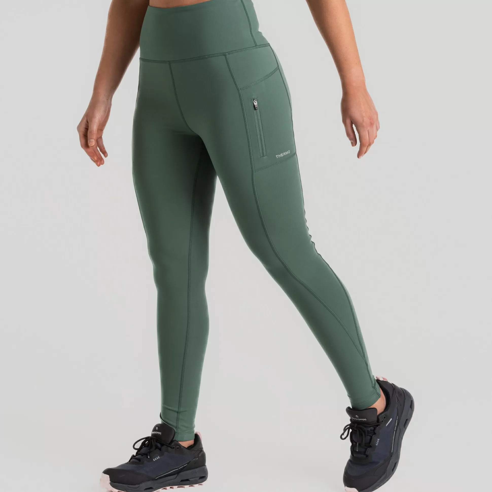 Craghoppers Women'S Compression Thermal Leggings - Frosted Pine<Womens Leggings