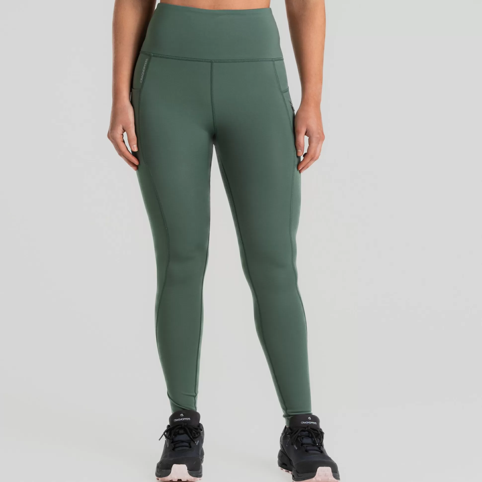 Craghoppers Women'S Compression Thermal Leggings - Frosted Pine<Womens Leggings