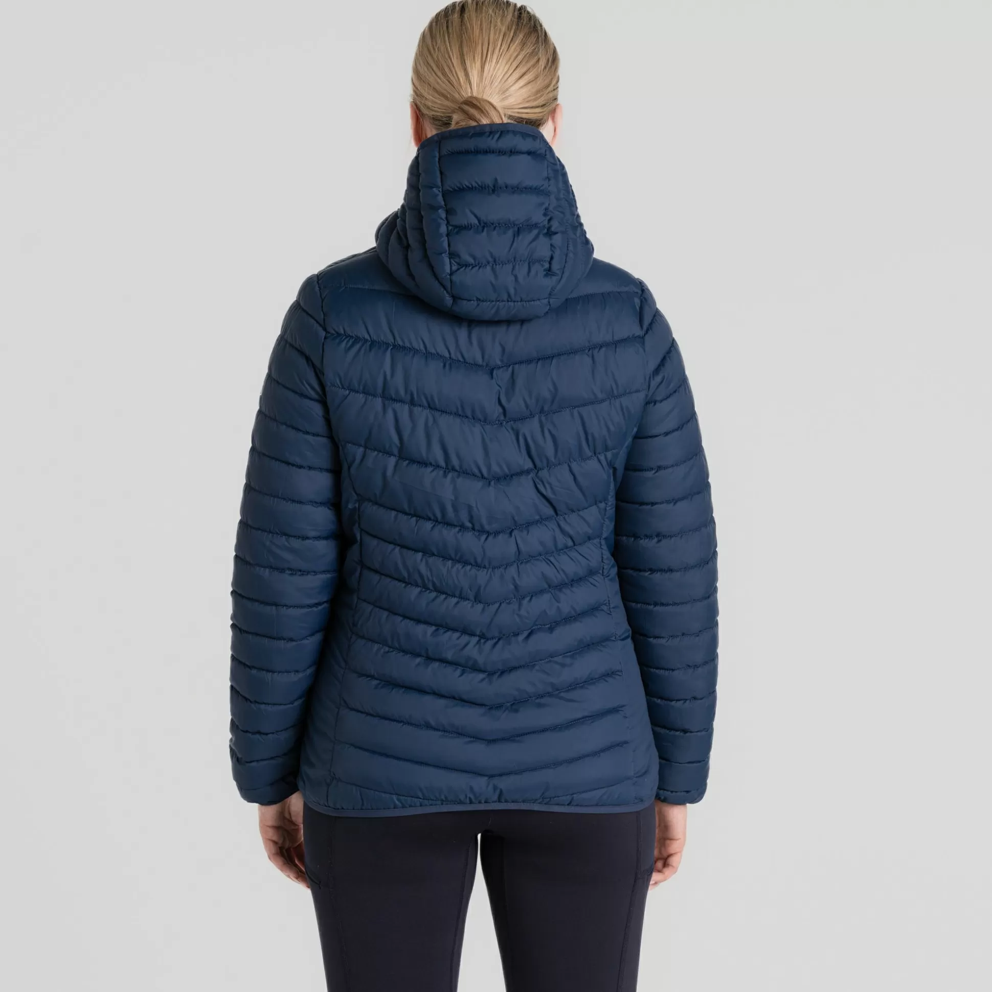 Craghoppers Women'S Compresslite Viii Hooded Jacket - Blue Navy / Blue Navy<Womens Insulated Jackets