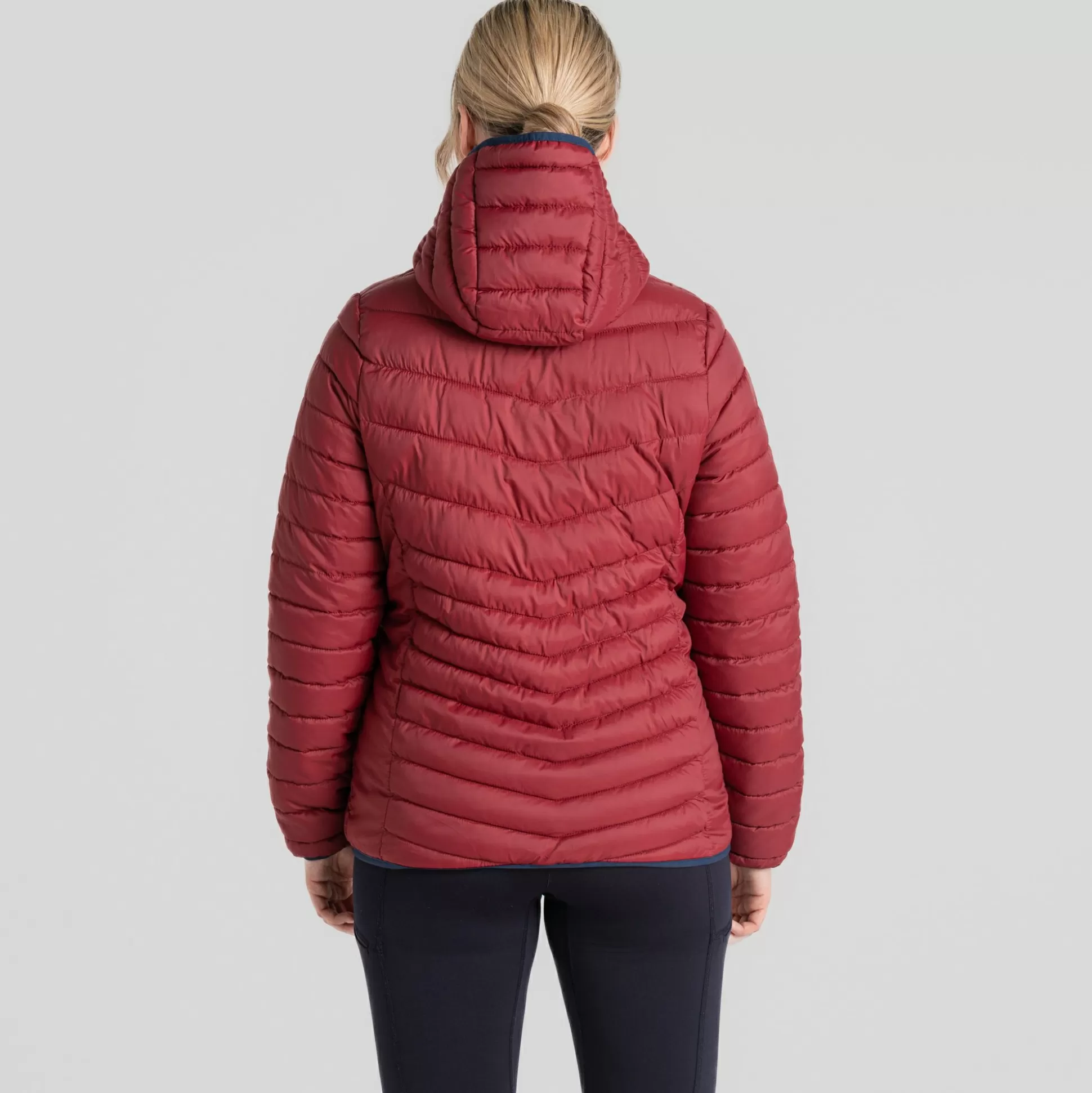 Craghoppers Women'S Compresslite Viii Hooded Jacket - Mulberry Jam<Womens Insulated Jackets