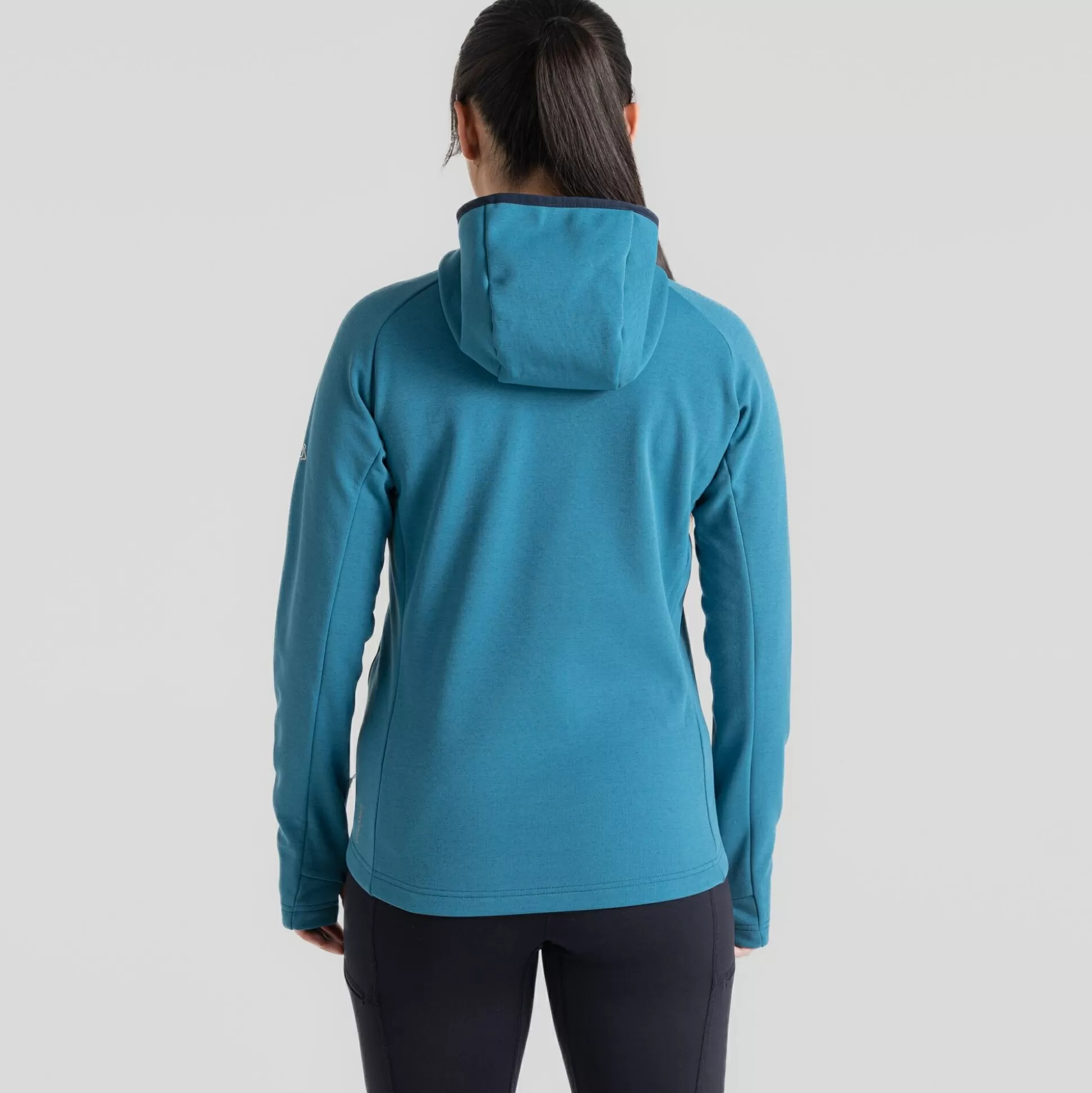 Craghoppers Women'S Dynamic Pro Hooded Jacket - Tay Blue<Womens Full Zip Fleece