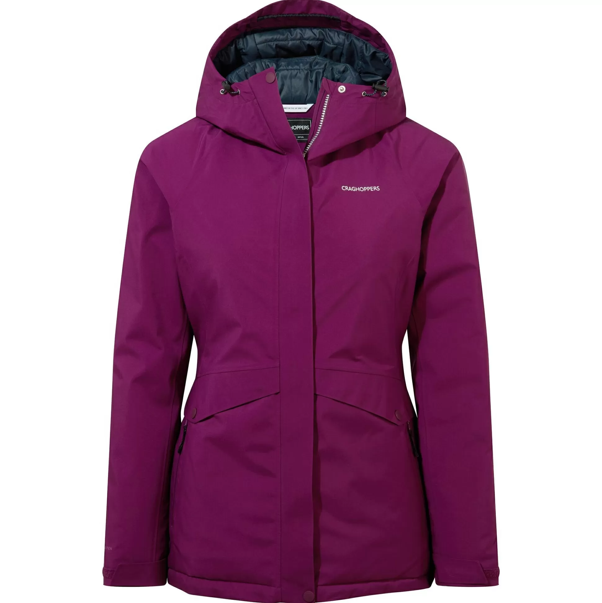 Craghoppers Women'S Ellis Thermic Gore-Tex Jacket - Blackcurrant<Womens Gore Tex Jackets | Waterproof Jackets