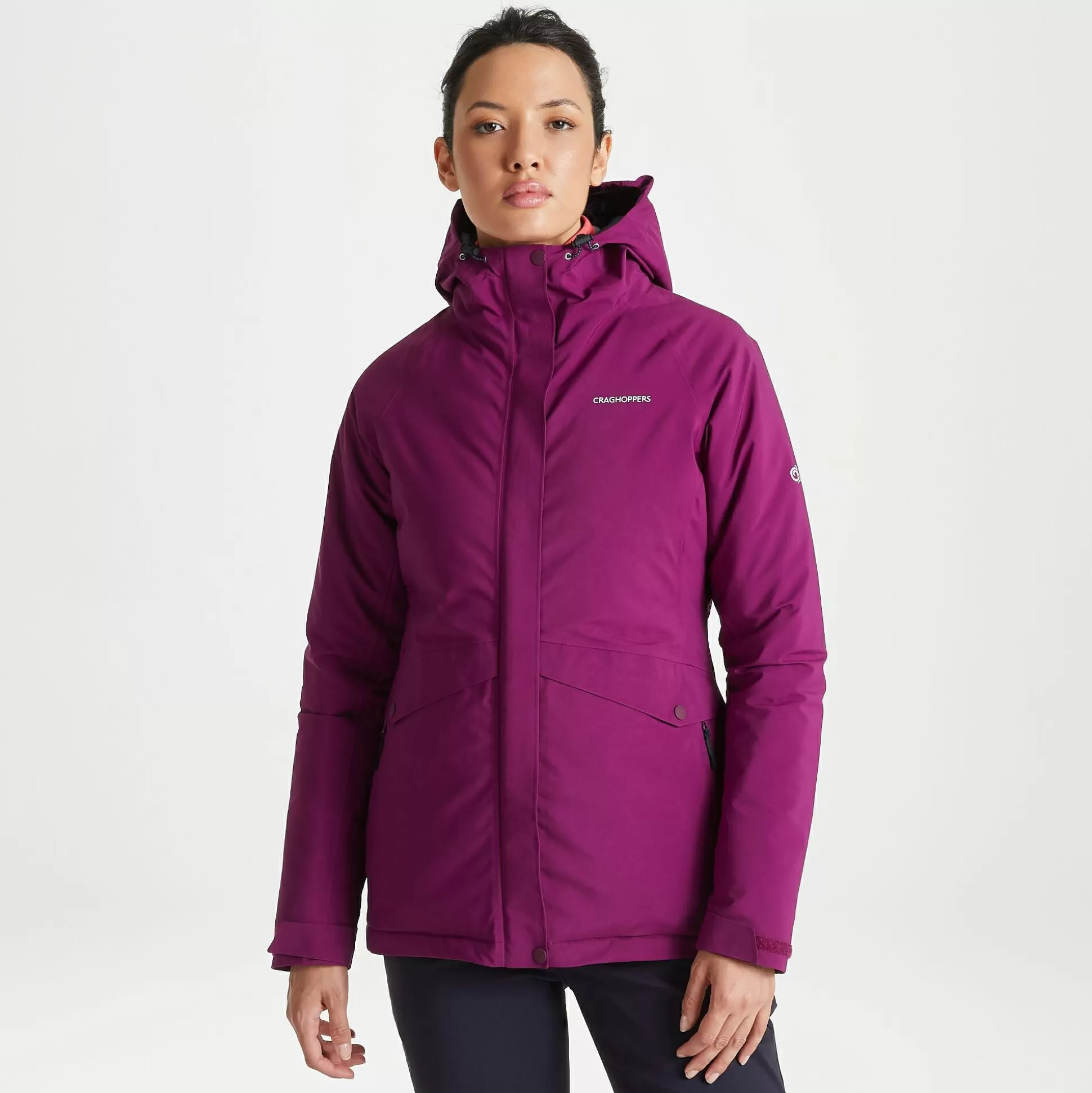 Craghoppers Women'S Ellis Thermic Gore-Tex Jacket - Blackcurrant<Womens Gore Tex Jackets | Waterproof Jackets