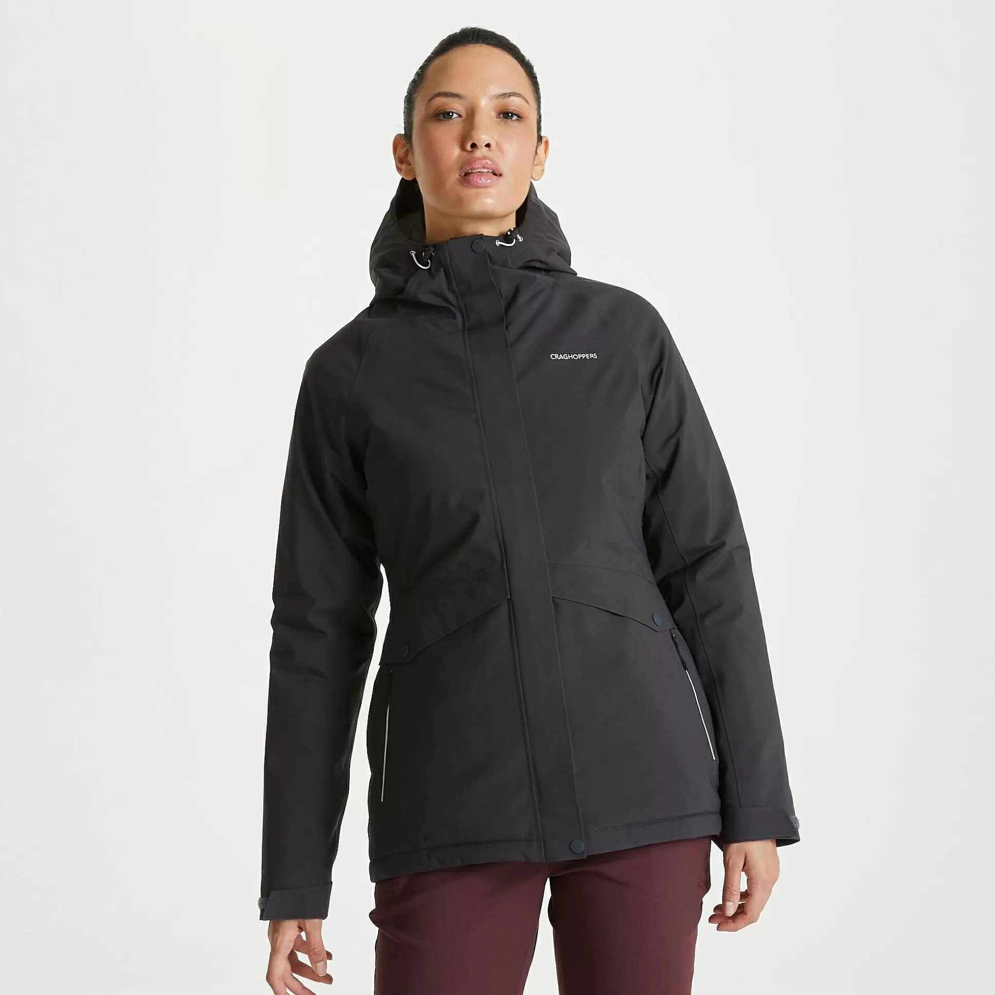 Craghoppers Women'S Ellis Thermic Gore-Tex Jacket - Charcoal<Womens Gore Tex Jackets | Waterproof Jackets