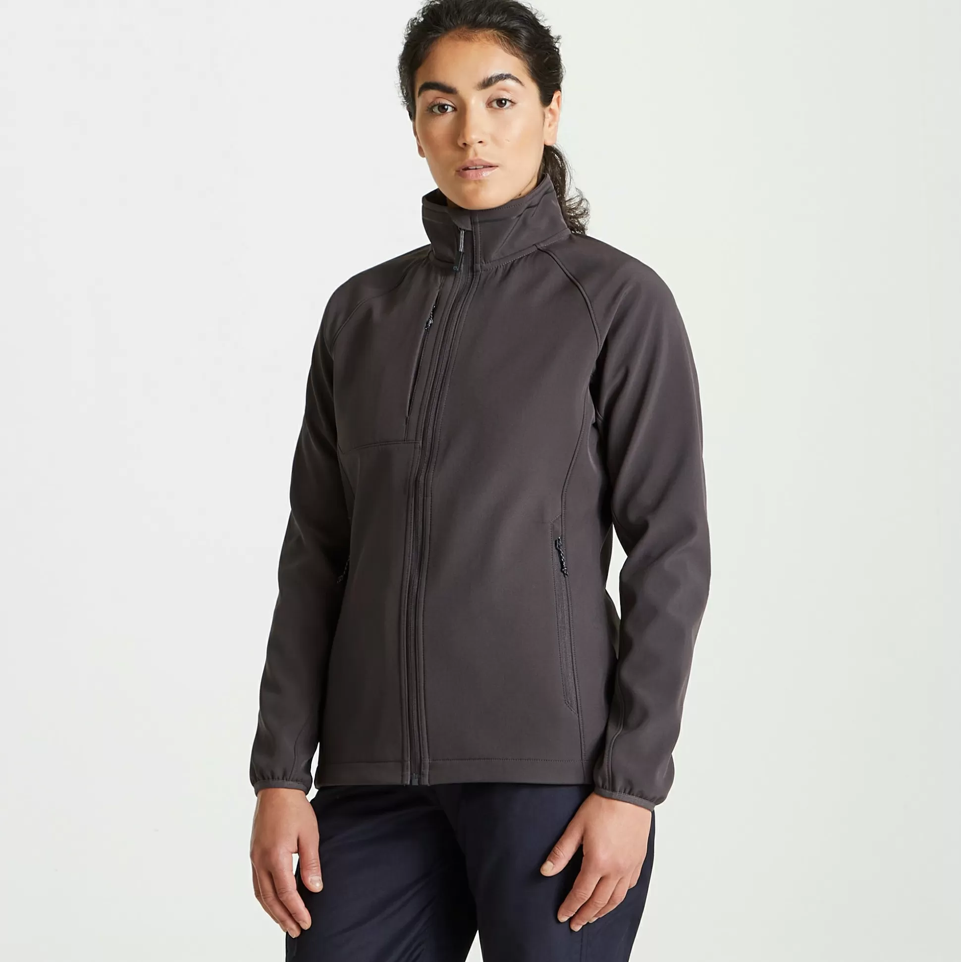 Craghoppers Women'S Expert Basecamp Softshell Jacket - Carbon Grey<Womens Softshell Jackets | Insulated Jackets