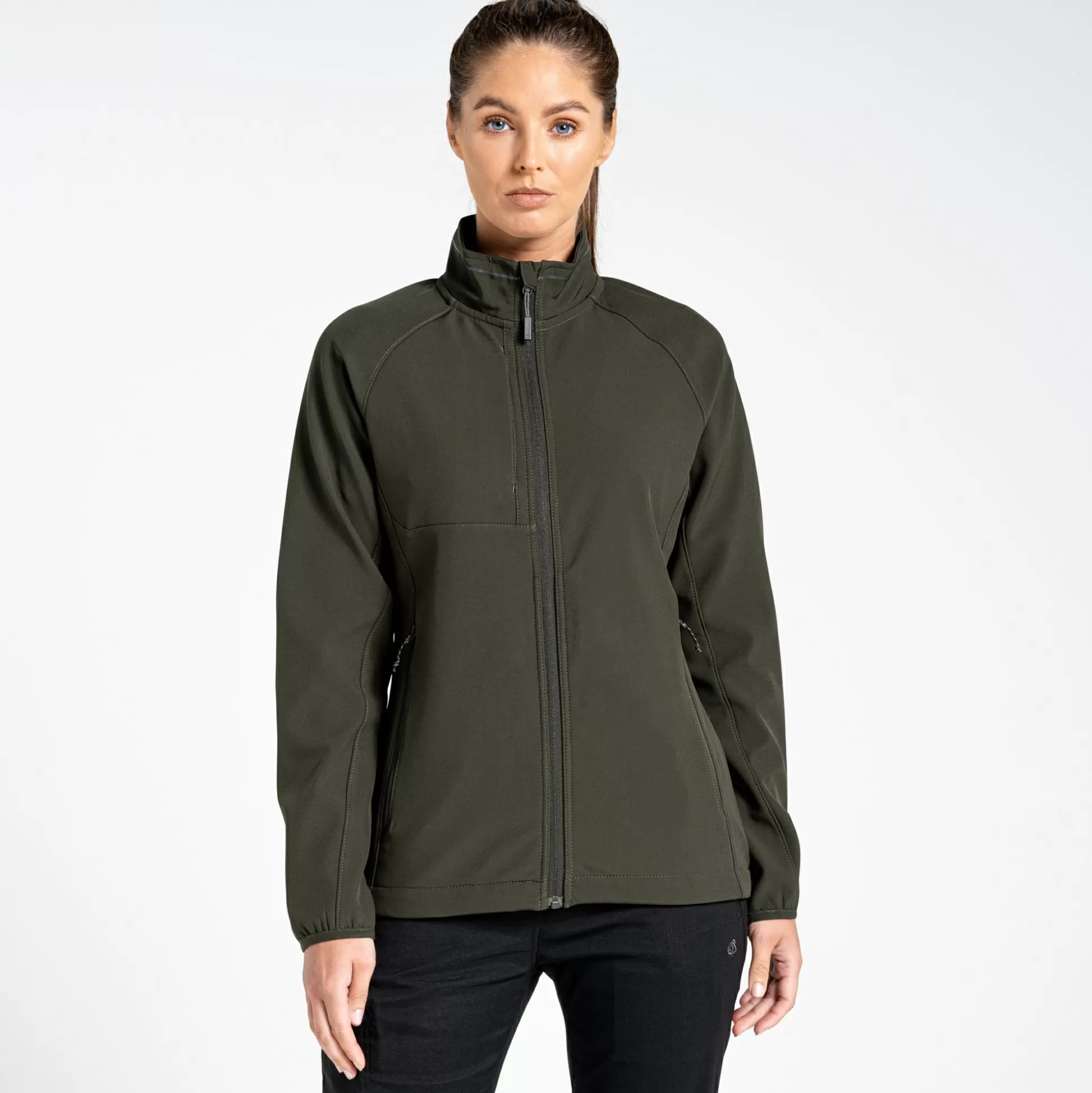 Craghoppers Women'S Expert Basecamp Softshell Jacket - Dark Cedar Green<Womens Softshell Jackets | Insulated Jackets