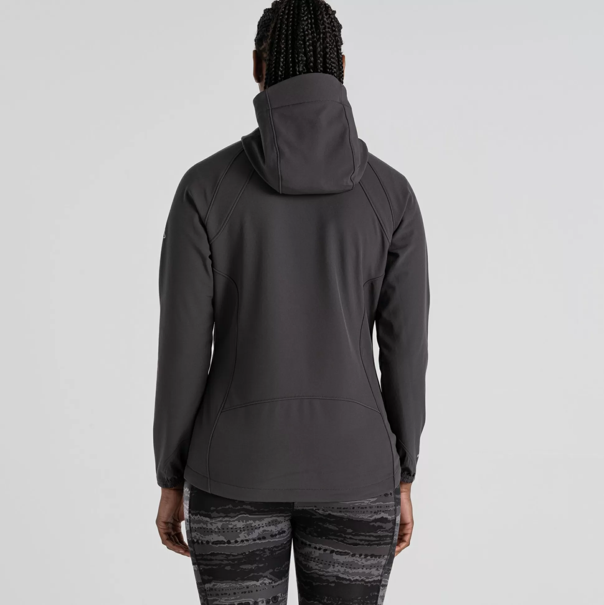 Craghoppers Women'S Karina Softshell Hooded Jacket - Charcoal<Womens Softshell Jackets | Insulated Jackets