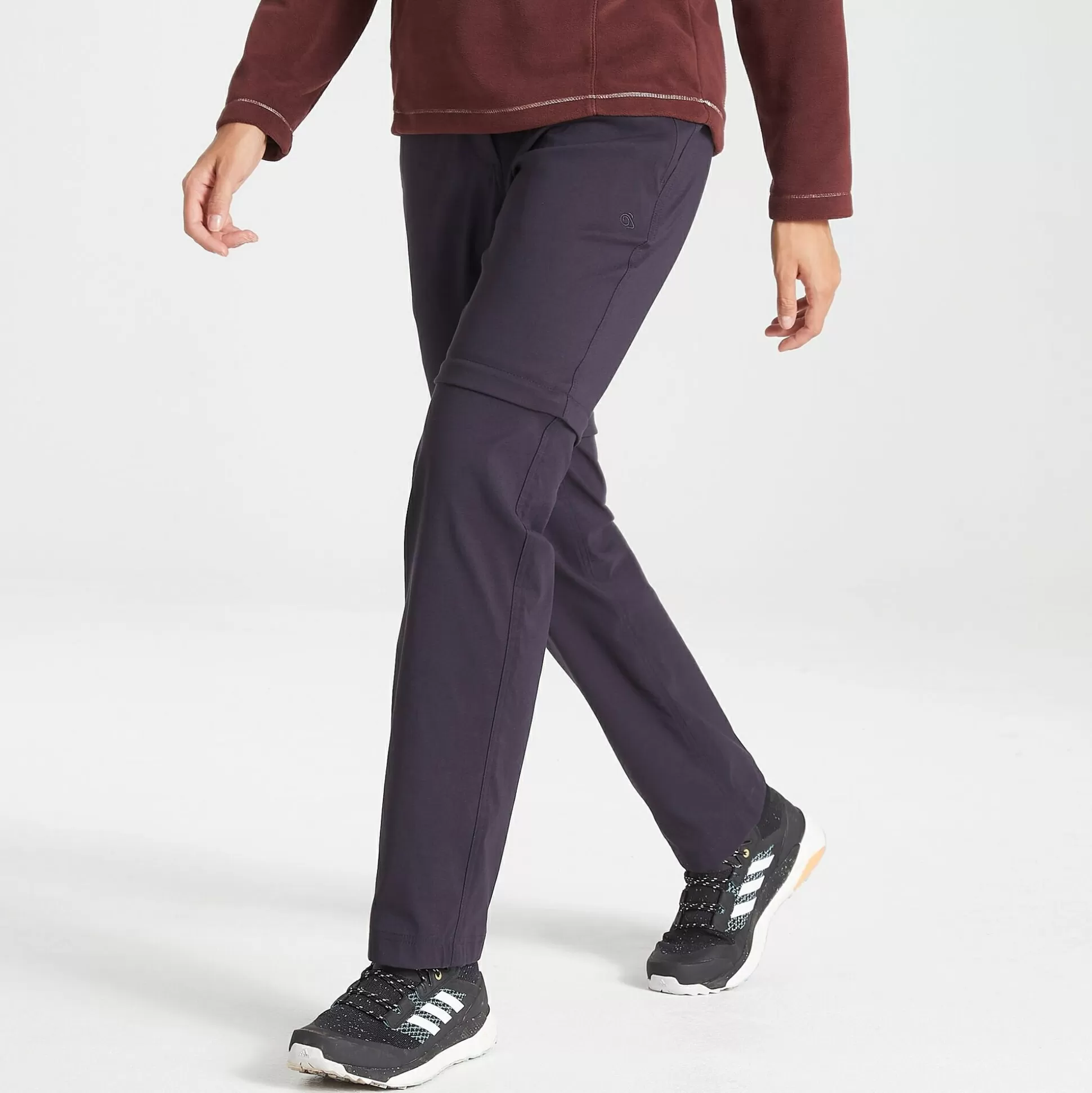 Craghoppers Women'S Kiwi Pro Ii Convertible Trousers - Dark Navy<Womens Zip Off Trousers | Walking Trousers