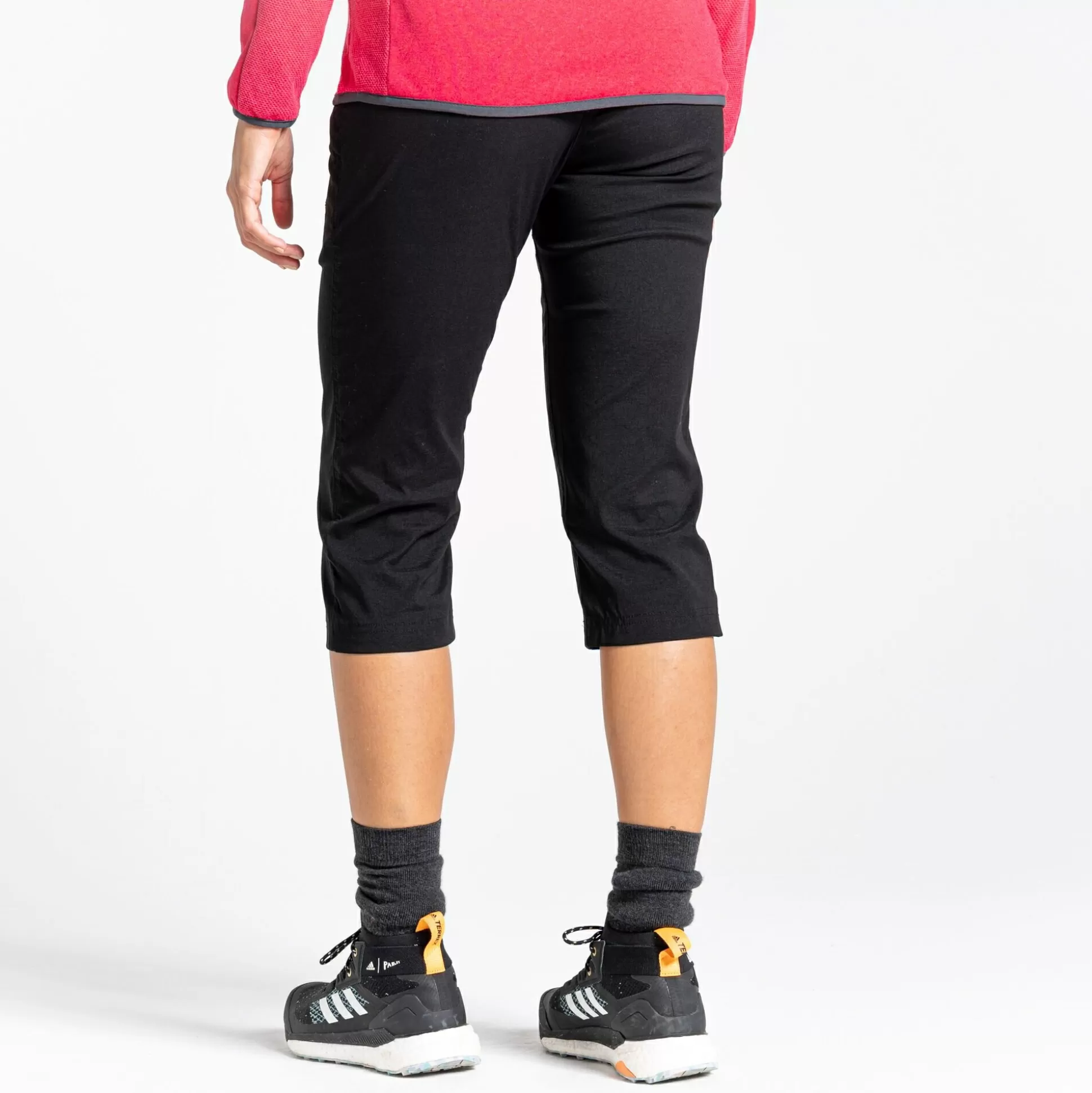 Craghoppers Women'S Kiwi Pro Ii Crop Trousers - Black<Womens Cropped Trousers