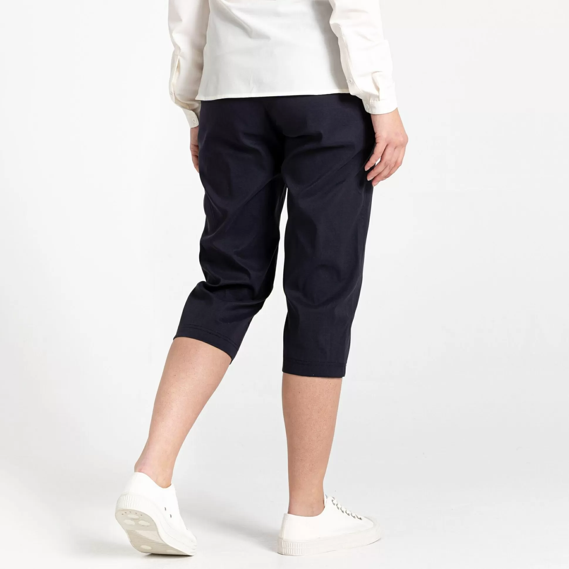 Craghoppers Women'S Kiwi Pro Ii Crop Trousers - Dark Navy<Womens Cropped Trousers