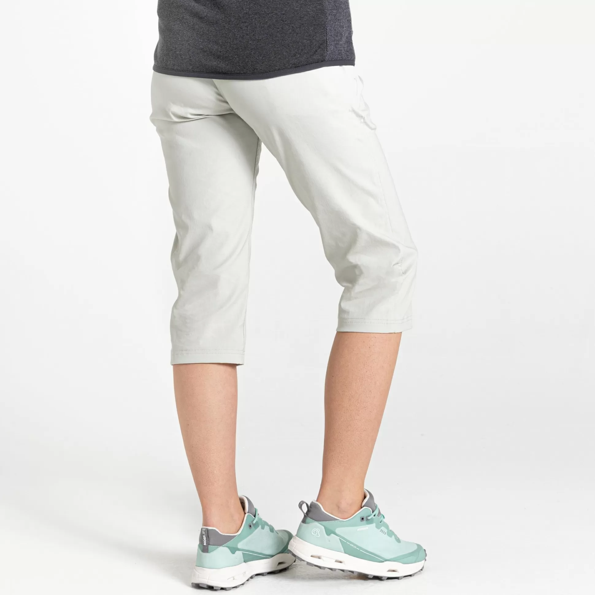 Craghoppers Women'S Kiwi Pro Ii Crop Trousers - Dove Grey<Womens Cropped Trousers