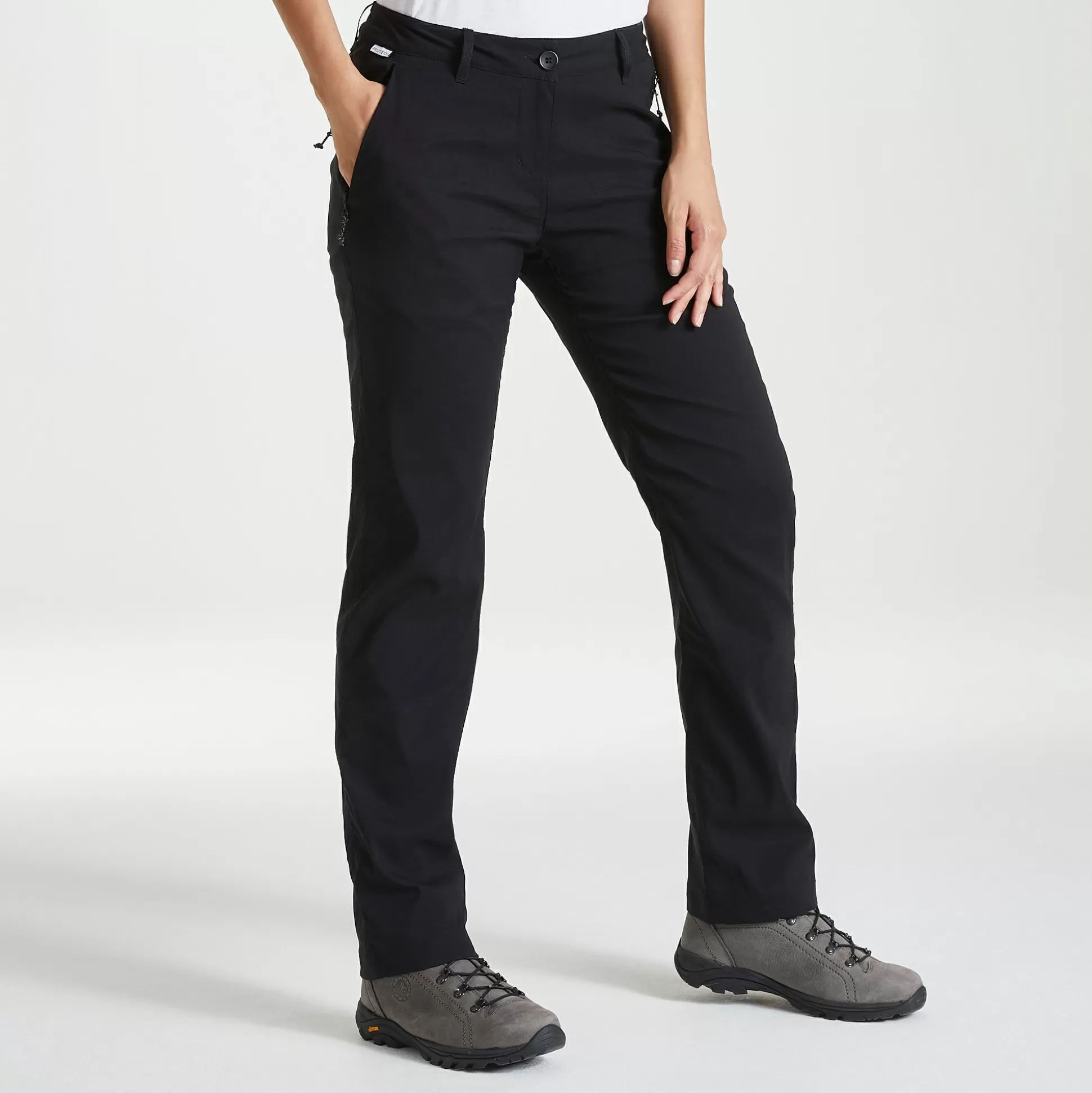 Craghoppers Women'S Kiwi Pro Ii Winter Lined Trousers - Black<Womens Walking Trousers