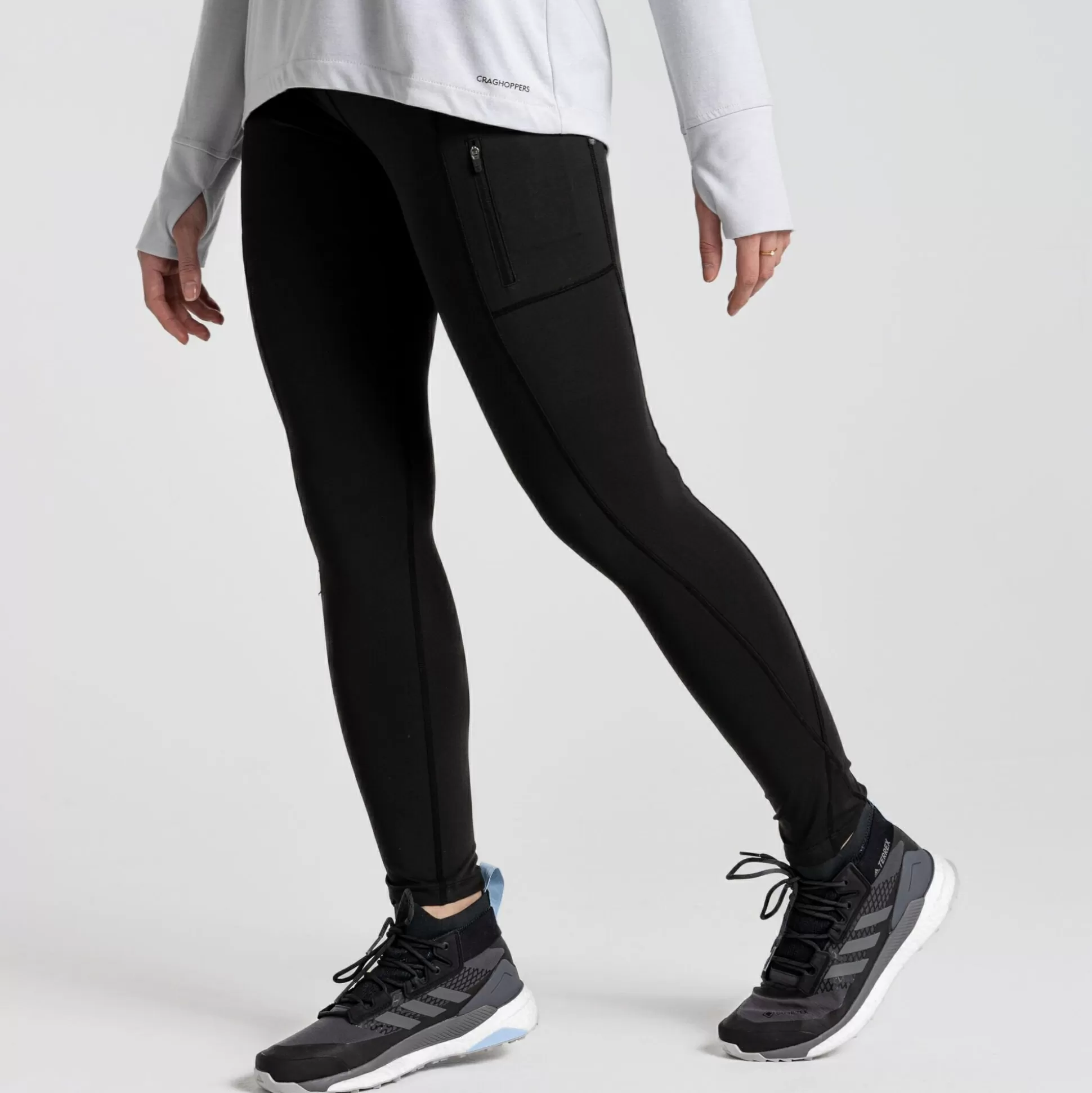 Craghoppers Women'S Kiwi Pro Leggings - Black<Womens Leggings | Walking Trousers