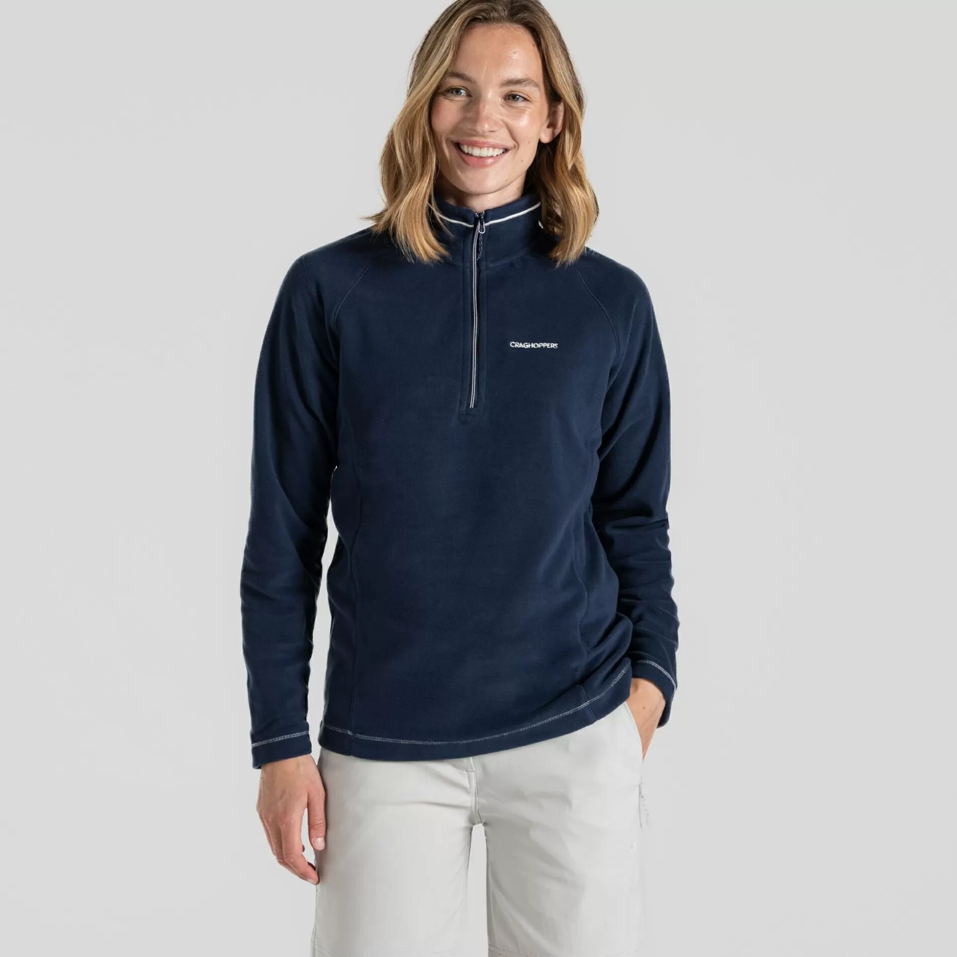 Craghoppers Women'S Miska Half Zip Fleece - Blue Navy<Womens Half Zip Fleece