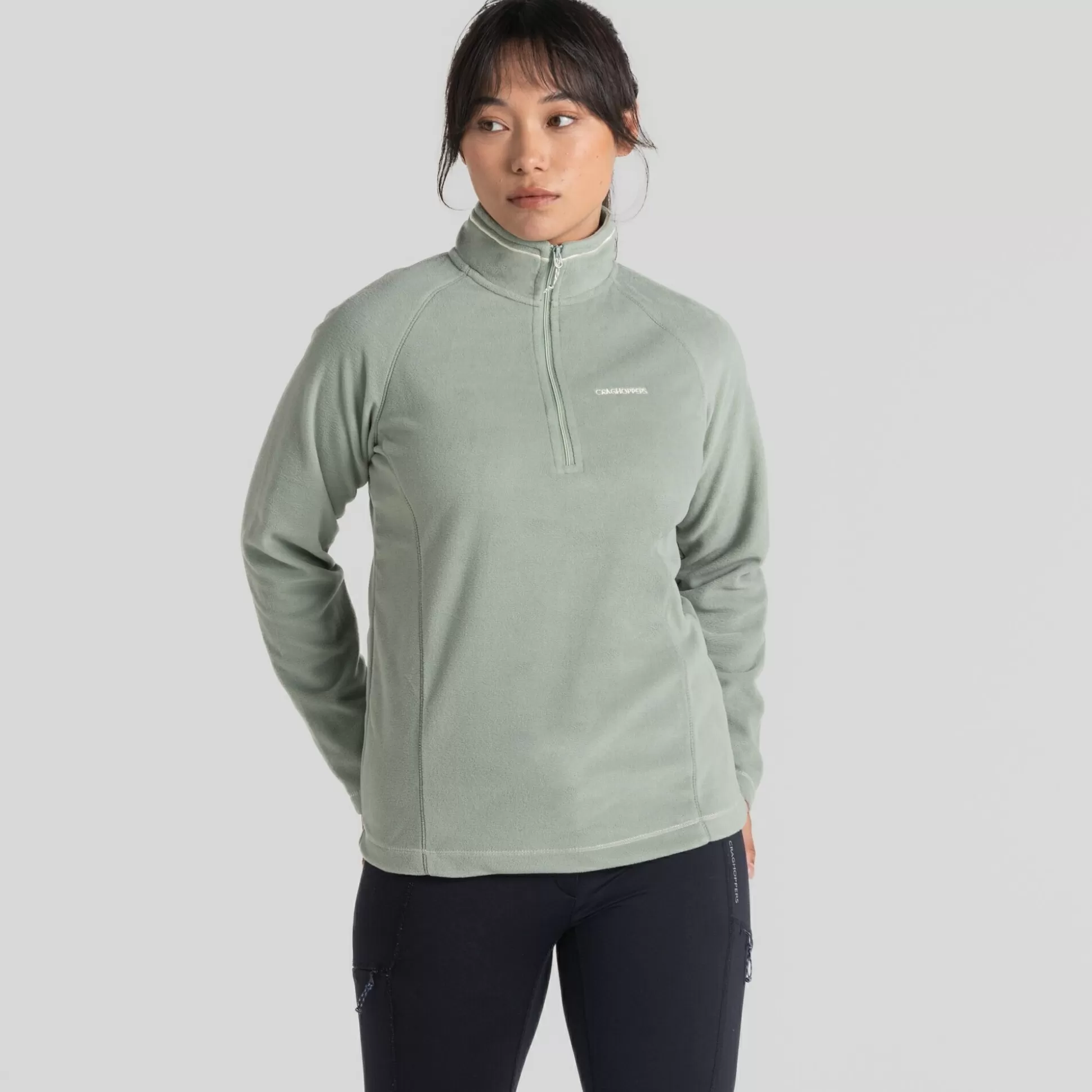 Craghoppers Women'S Miska Half Zip Fleece - Meadow Haze<Womens Half Zip Fleece