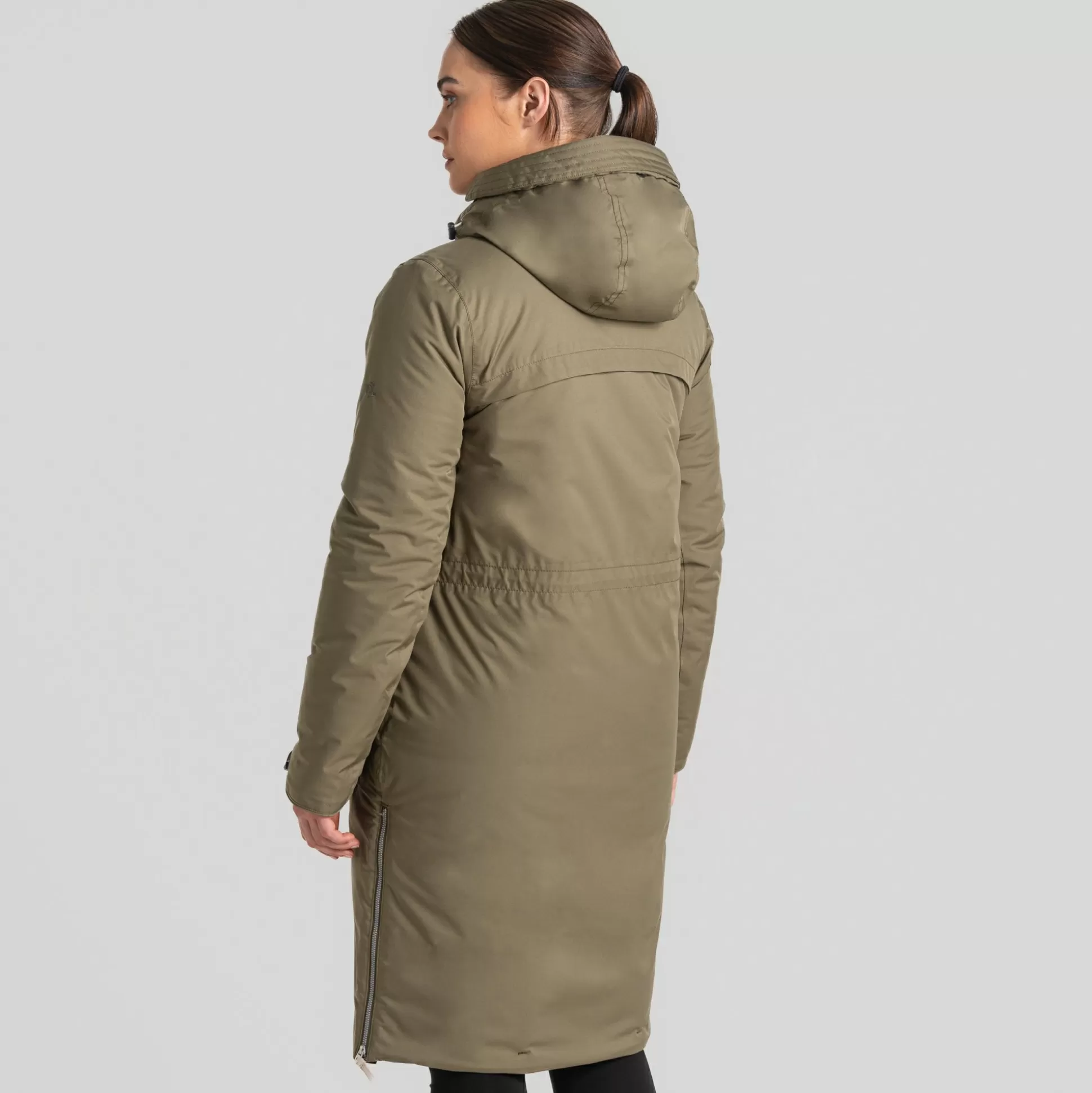 Craghoppers Women'S Neev Waterproof Jacket - Wild Olive<Womens Insulated Jackets | Waterproof Jackets