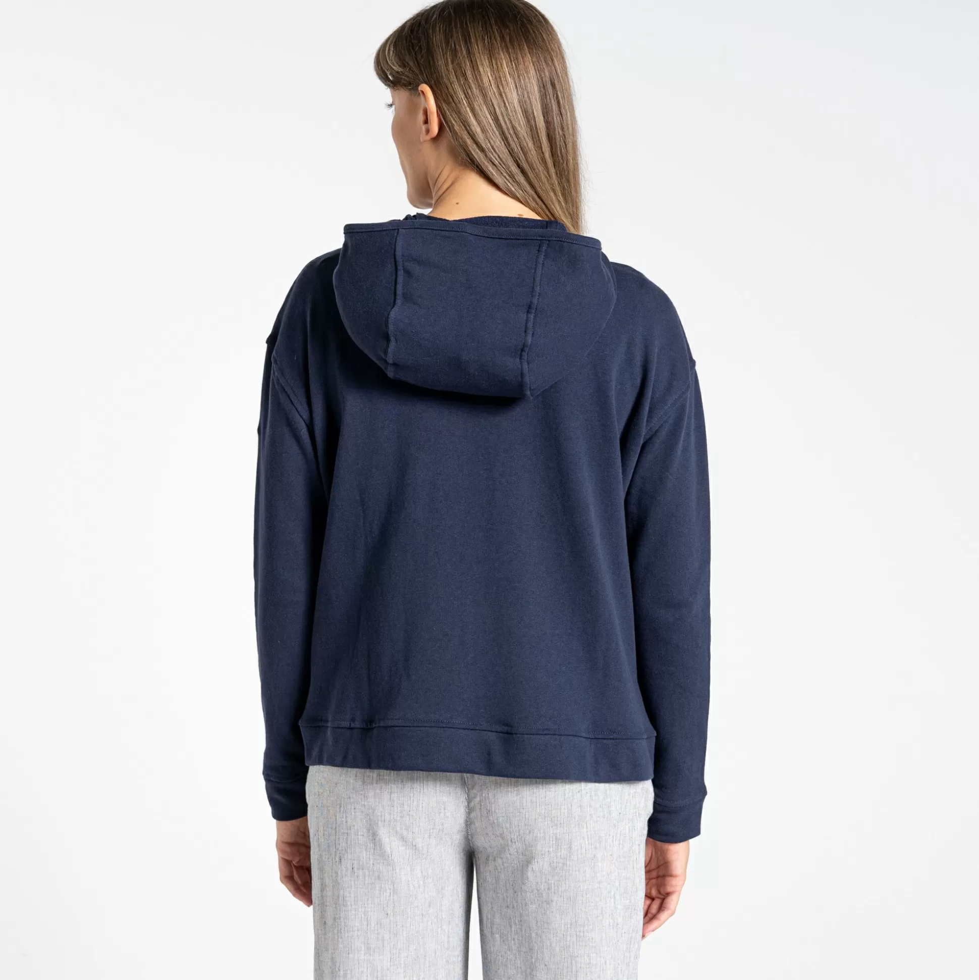 Craghoppers Women'S Nosibotanical Eden Hooded Jacket - Blue Navy<Womens Long Sleeve | Short Sleeve