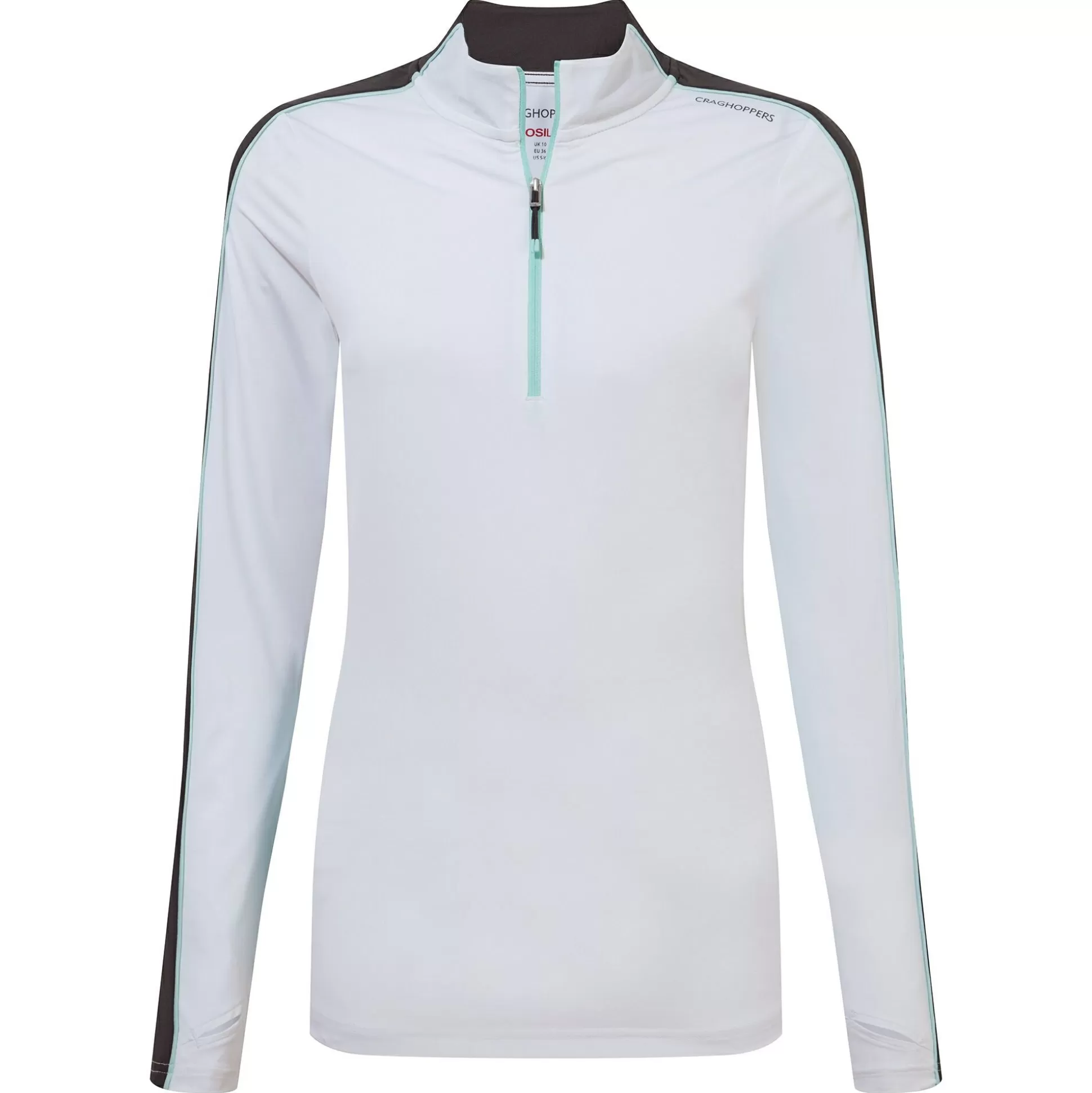 Craghoppers Women'S Nosilife Marcella Long Sleeved Top - Optic White<Womens Long Sleeve