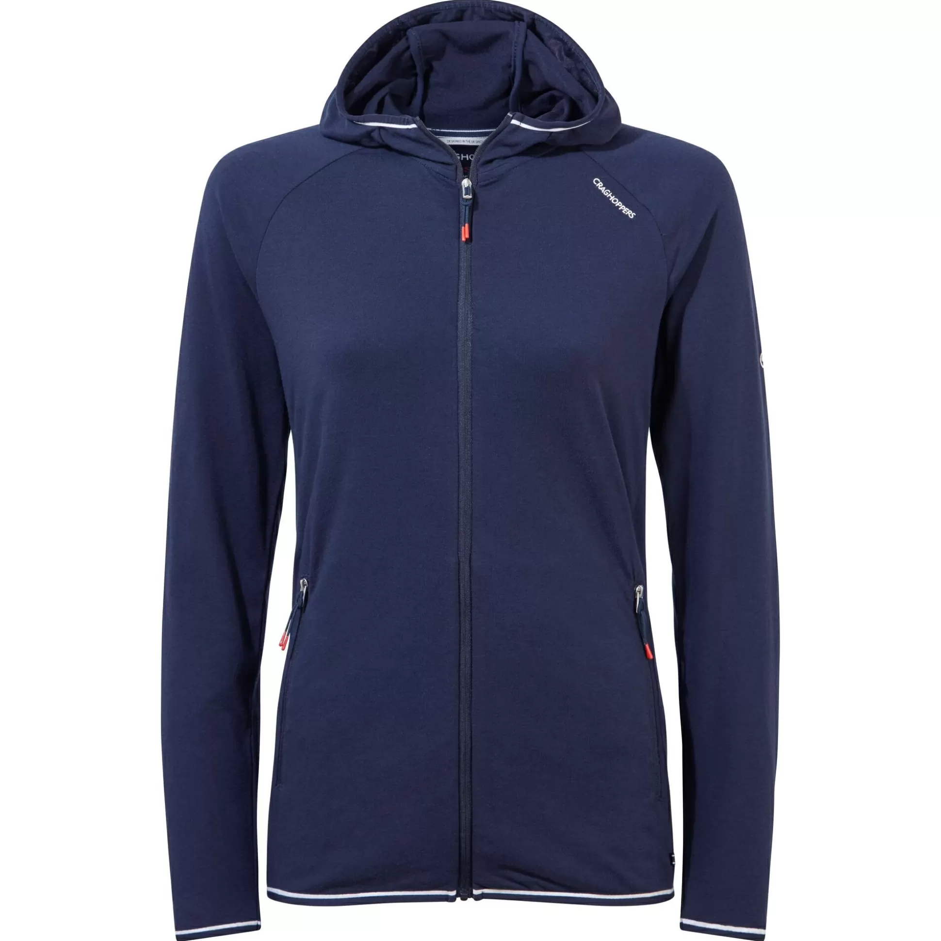 Craghoppers Women'S Nosilife Milanta Hooded Top - Blue Navy<Womens Long Sleeve