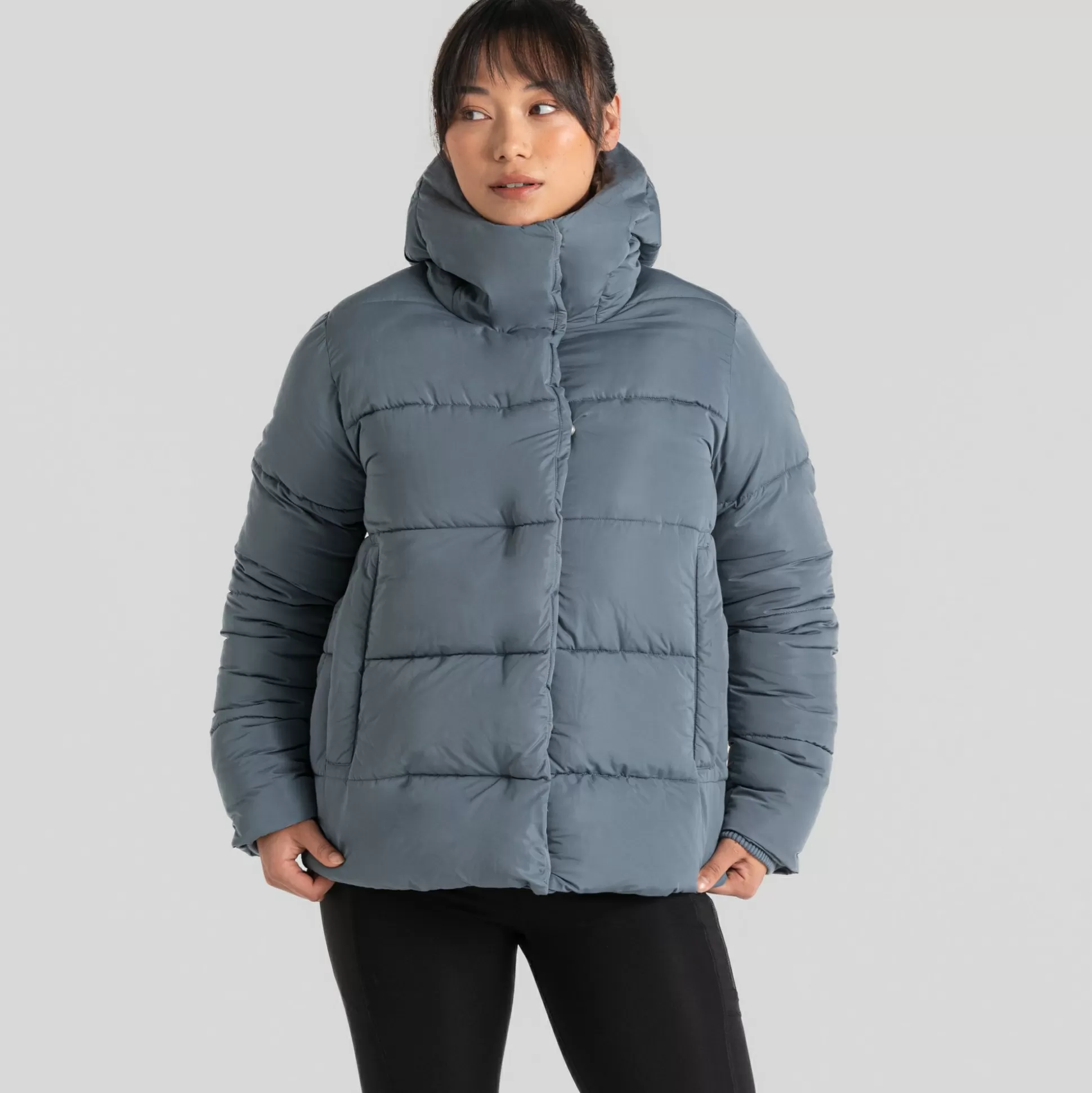 Craghoppers Women'S Orla Hooded Jacket - Winter Sky<Womens Insulated Jackets