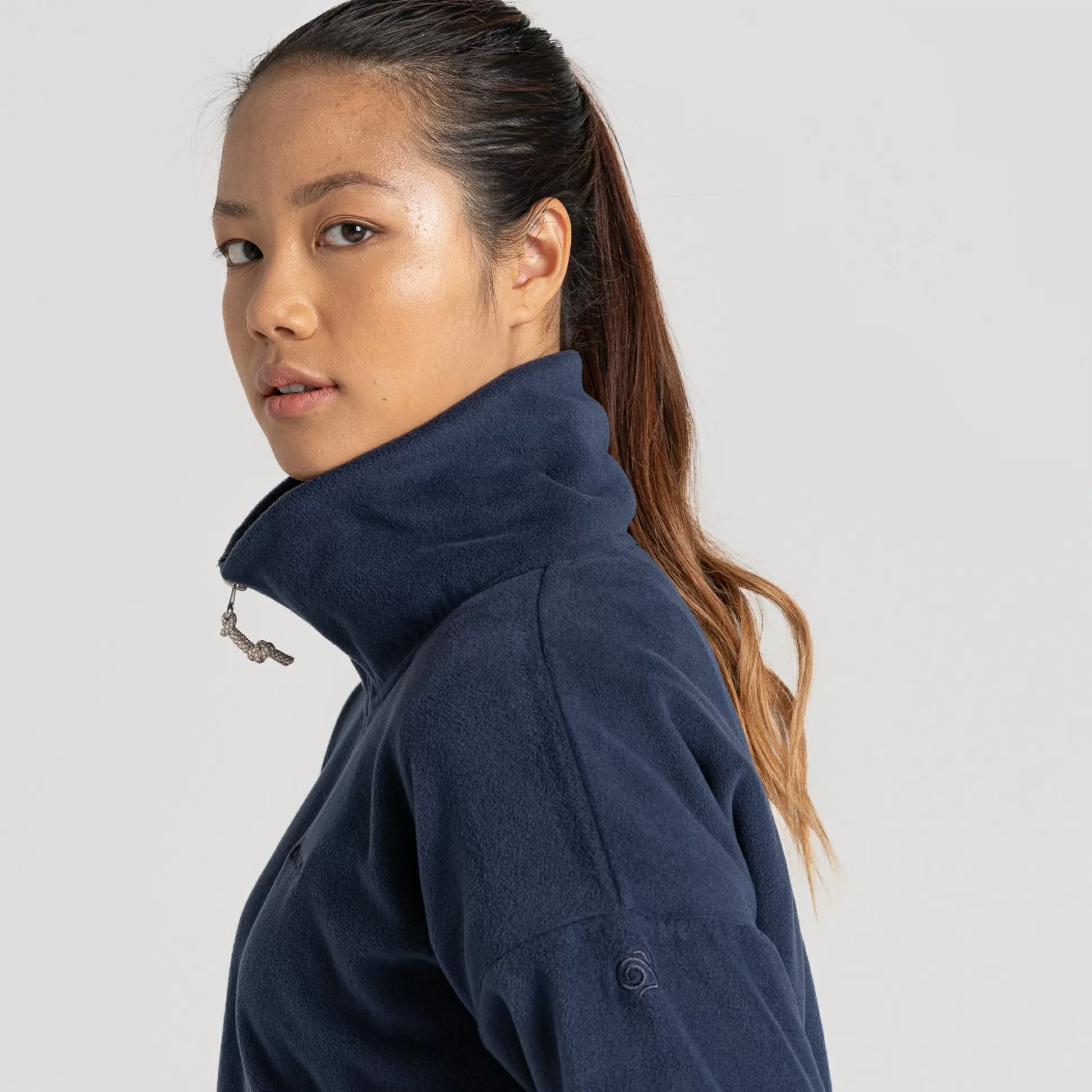 Craghoppers Women'S Polartec Caprice Half Zip Fleece - Blue Navy<Womens Half Zip Fleece