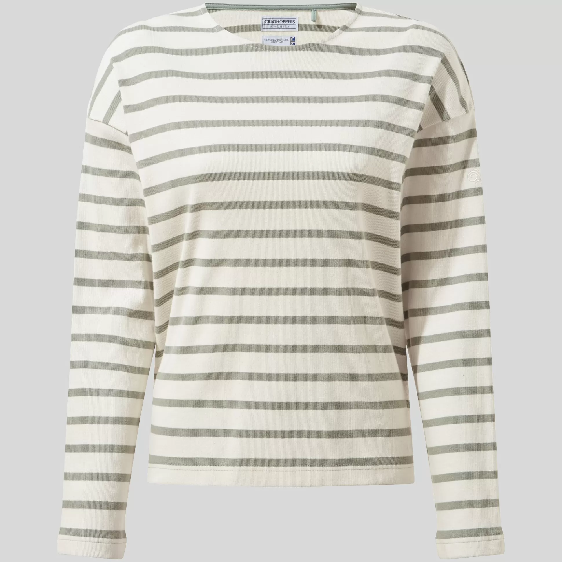 Craghoppers Women'S Sinead Long Sleeved Top - Calico / Meadow Haze Stripe<Womens Long Sleeve