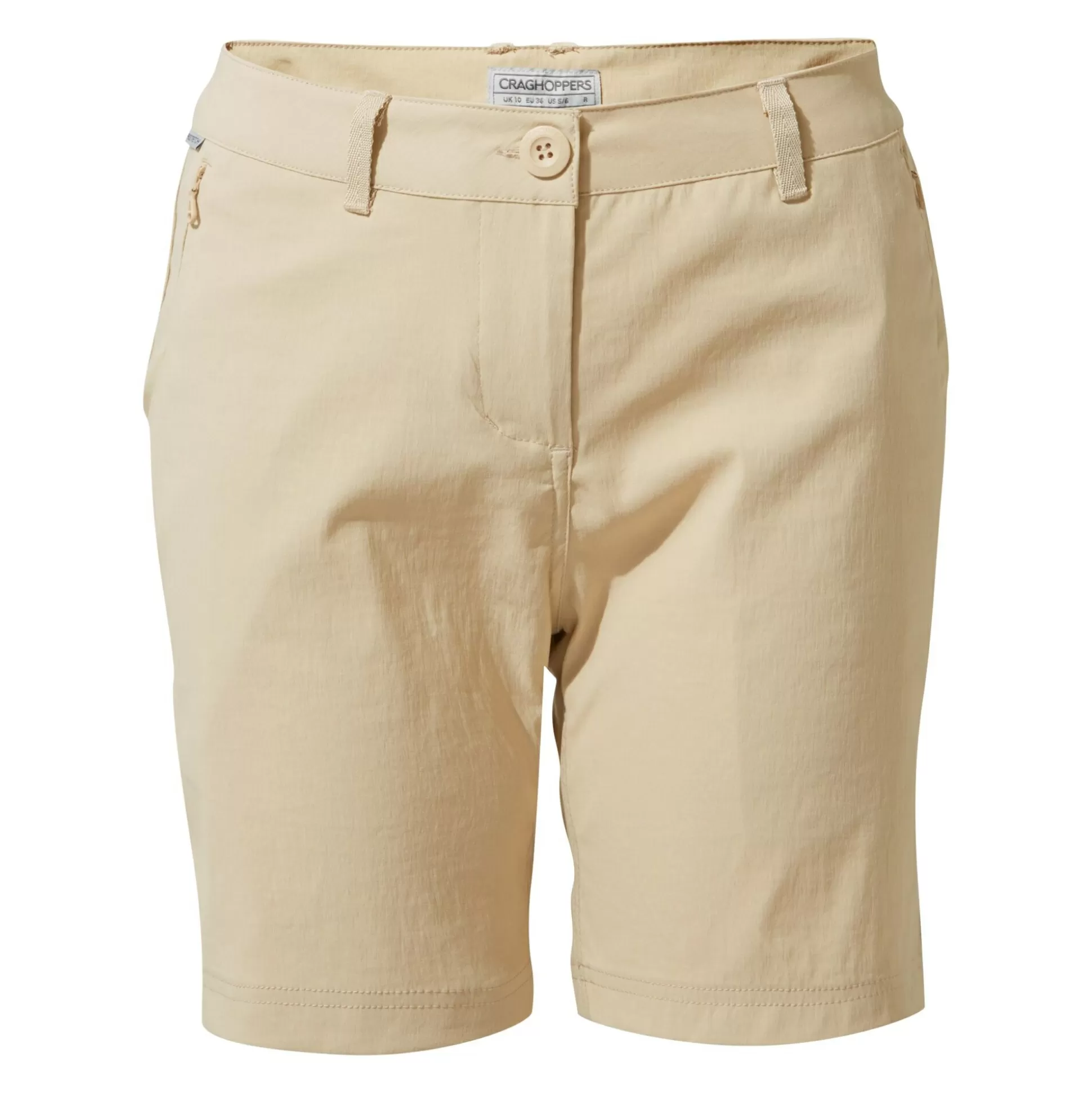 Craghoppers Women'S Stretch Kiwi Pro Iii Shorts - Desert Sand<Womens Shorts