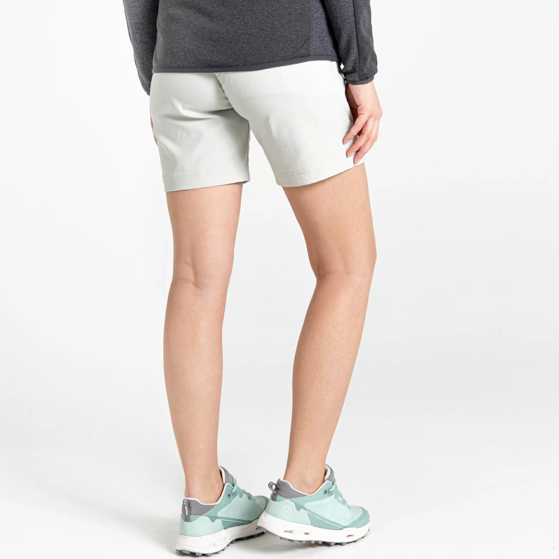 Craghoppers Women'S Stretch Kiwi Pro Iii Shorts - Dove Grey<Womens Shorts