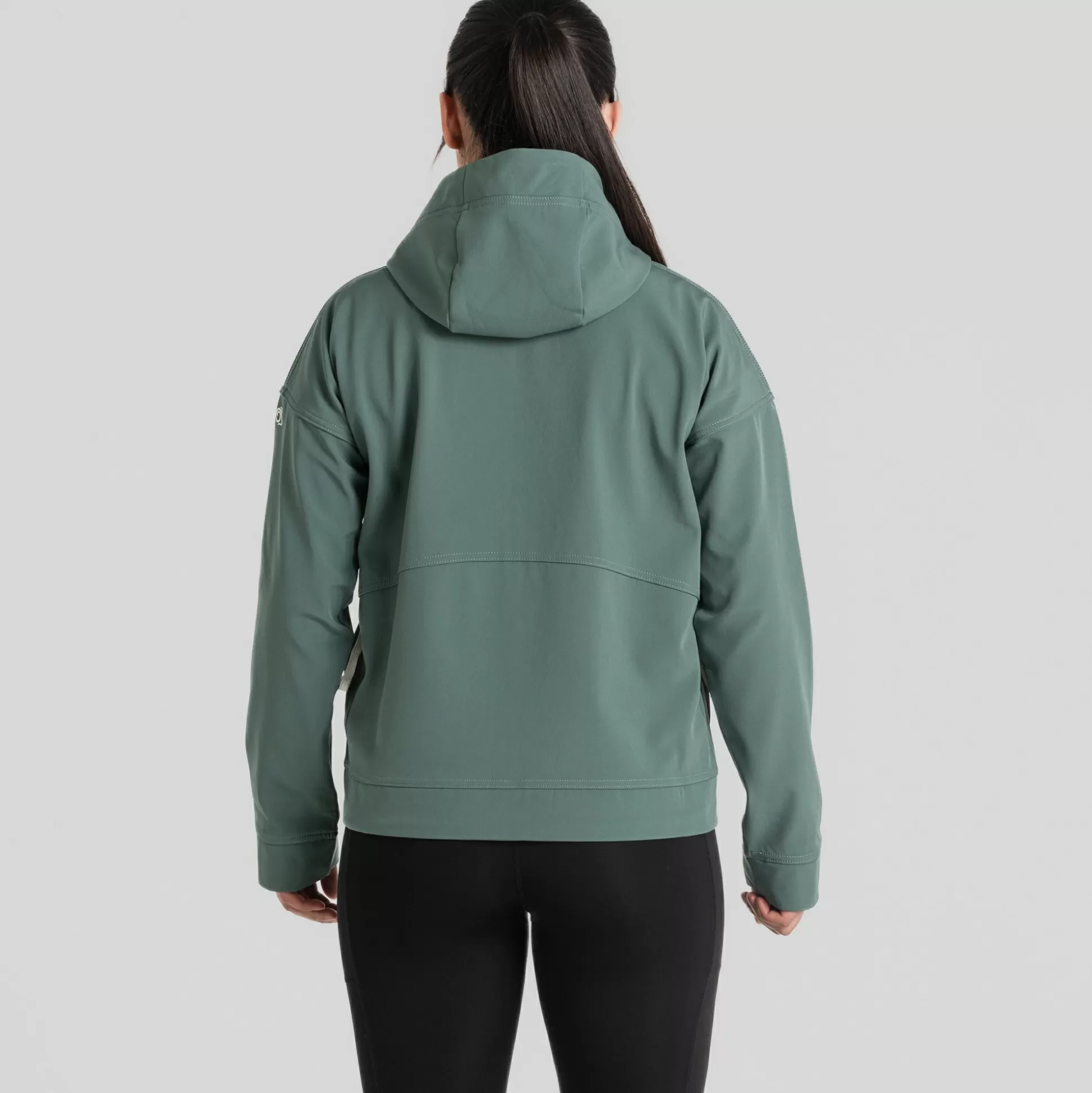 Craghoppers Women'S Tyra Softshell Hooded Jacket - Frosted Pine<Womens Softshell Jackets